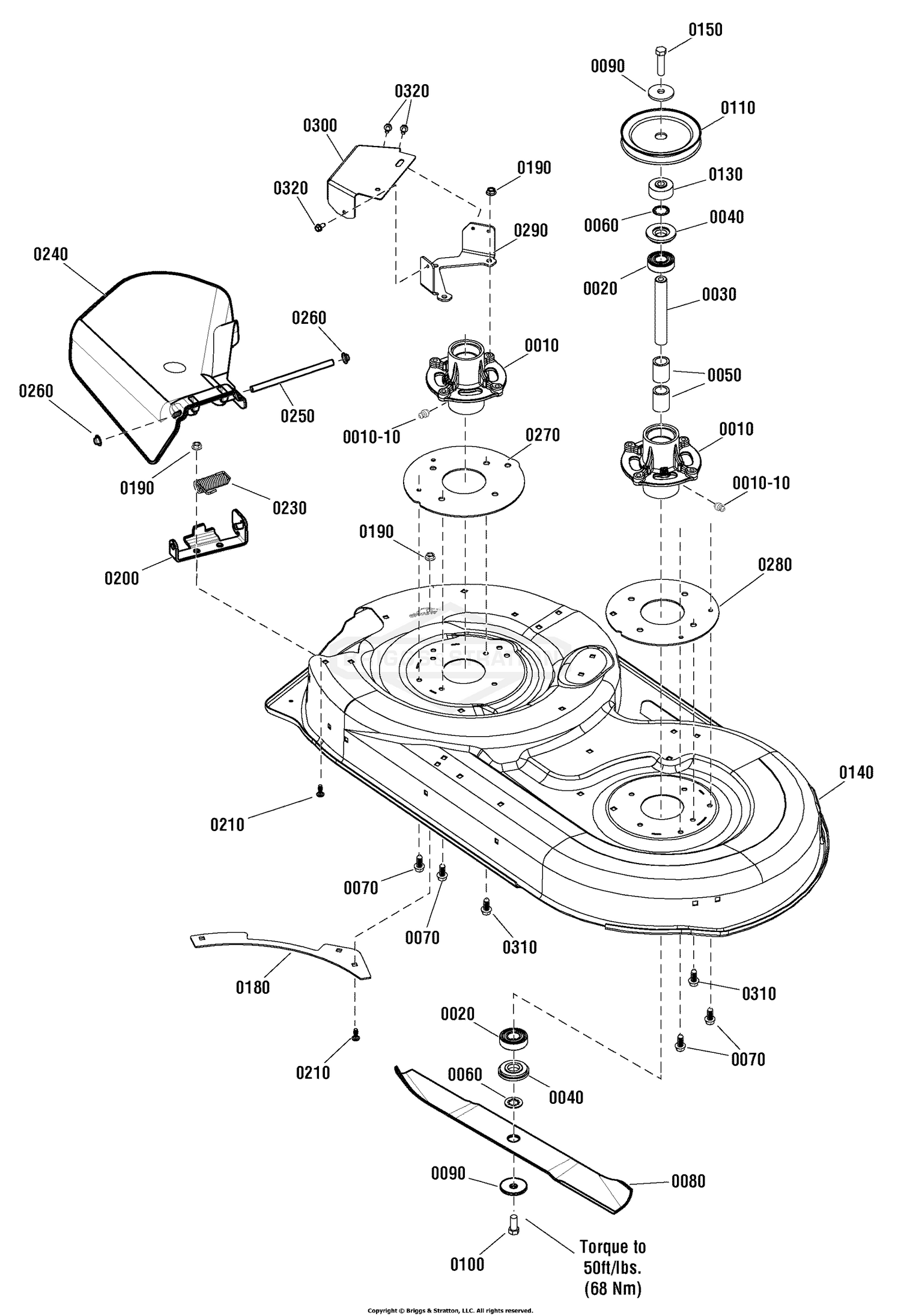 Belt diagram for snapper 42 inch deck hot sale