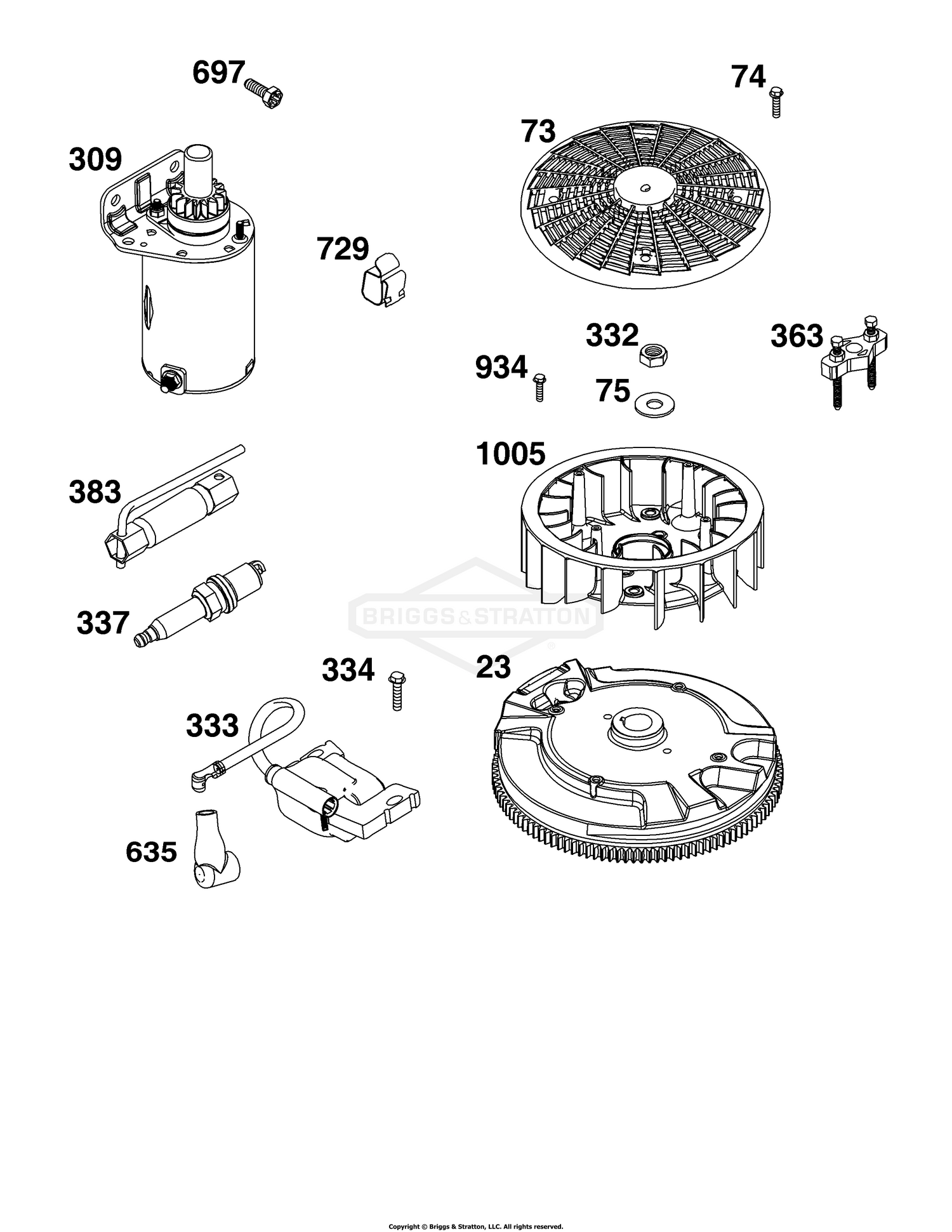 Flywheel, Ignition, and Starter Group