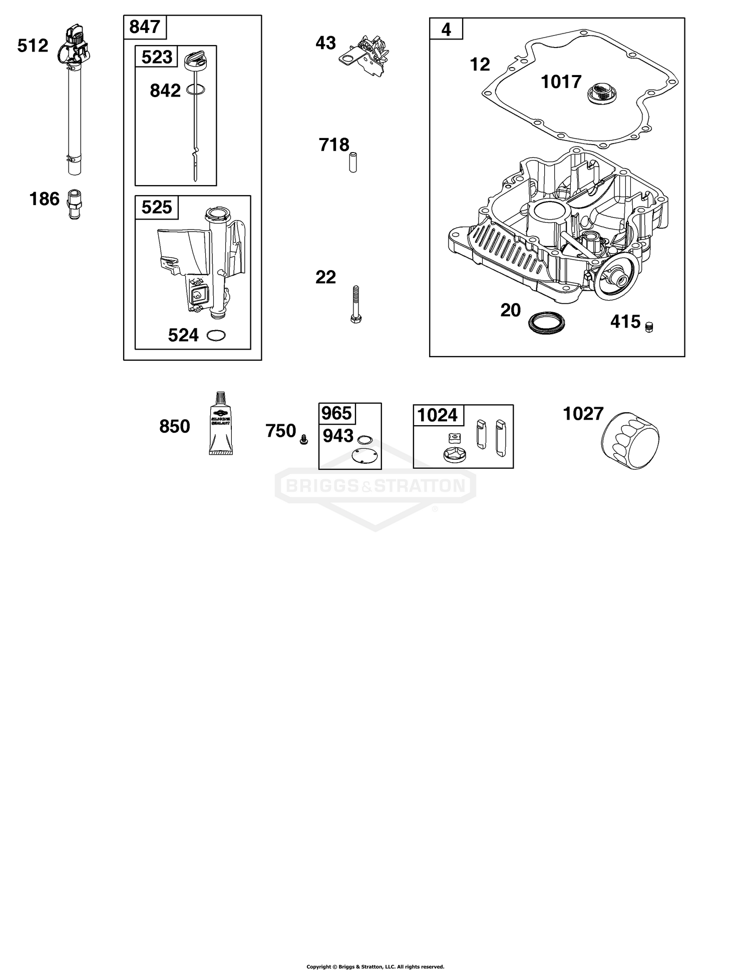 Crankcase Cover/Sump and Lubrication Group