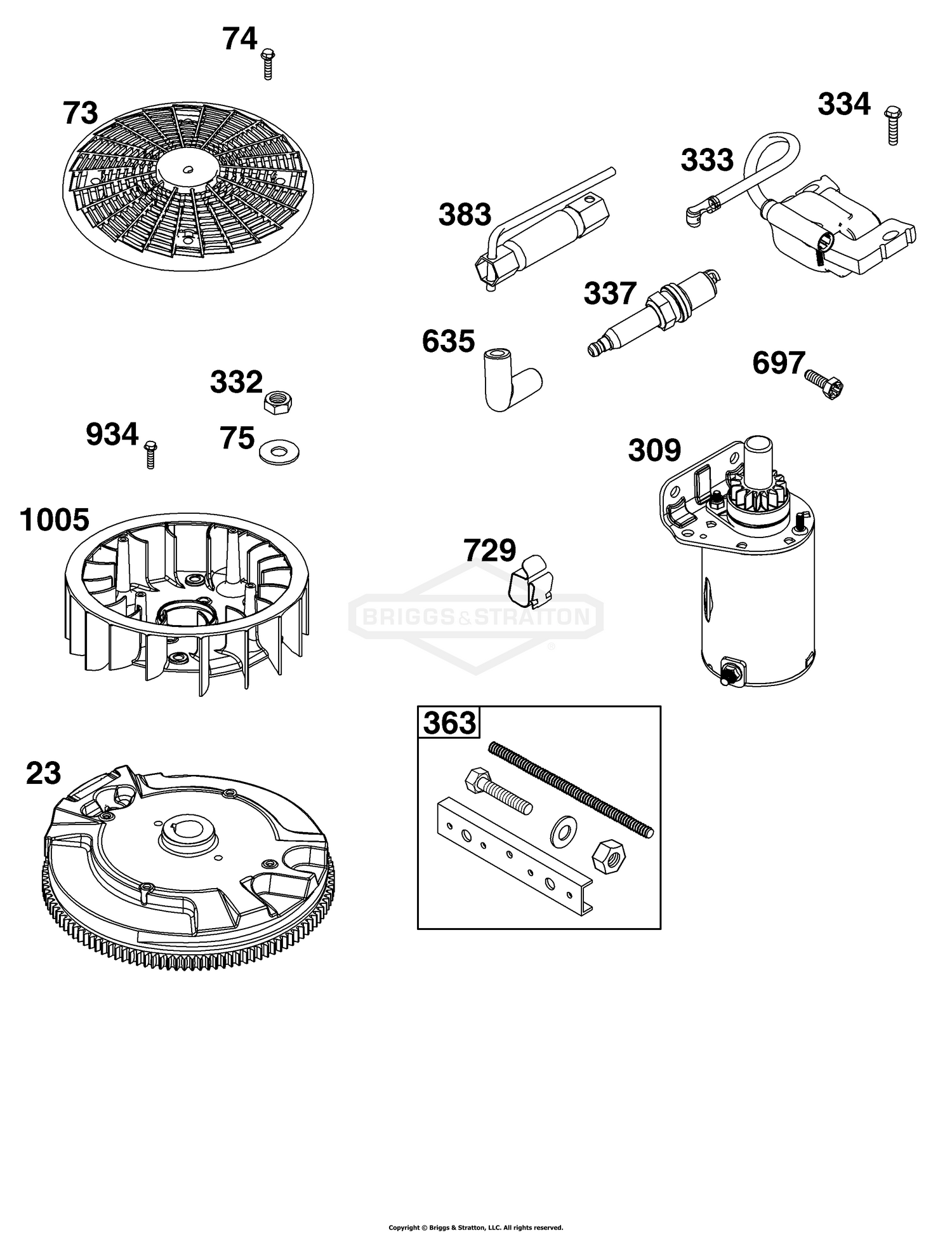 Flywheel, Ignition, and Starter Group
