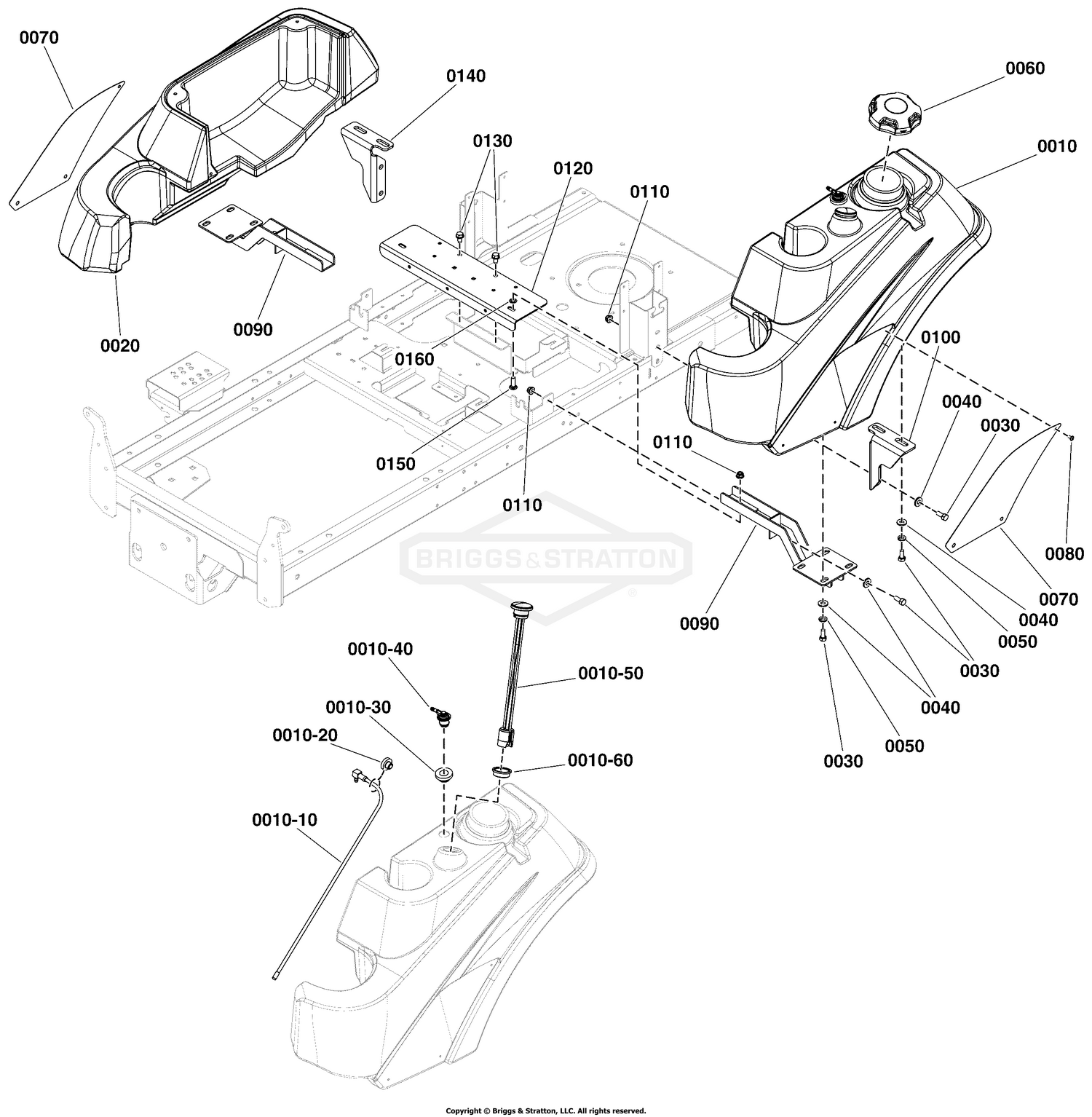Fuel Tank and Mount Group S/N: 2018115602 and Above
