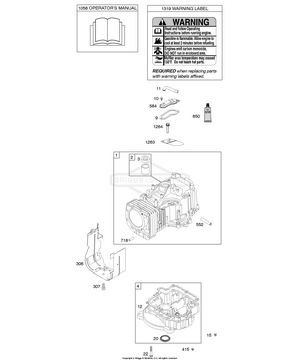 217707-0390-B1 Briggs and Stratton Engine | PartsWarehouse