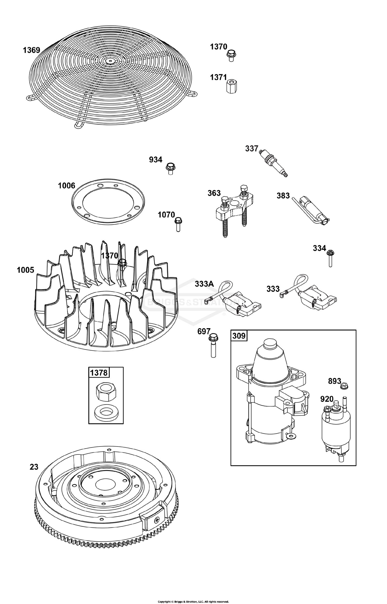 Flywheel, Ignition, and Starter Group