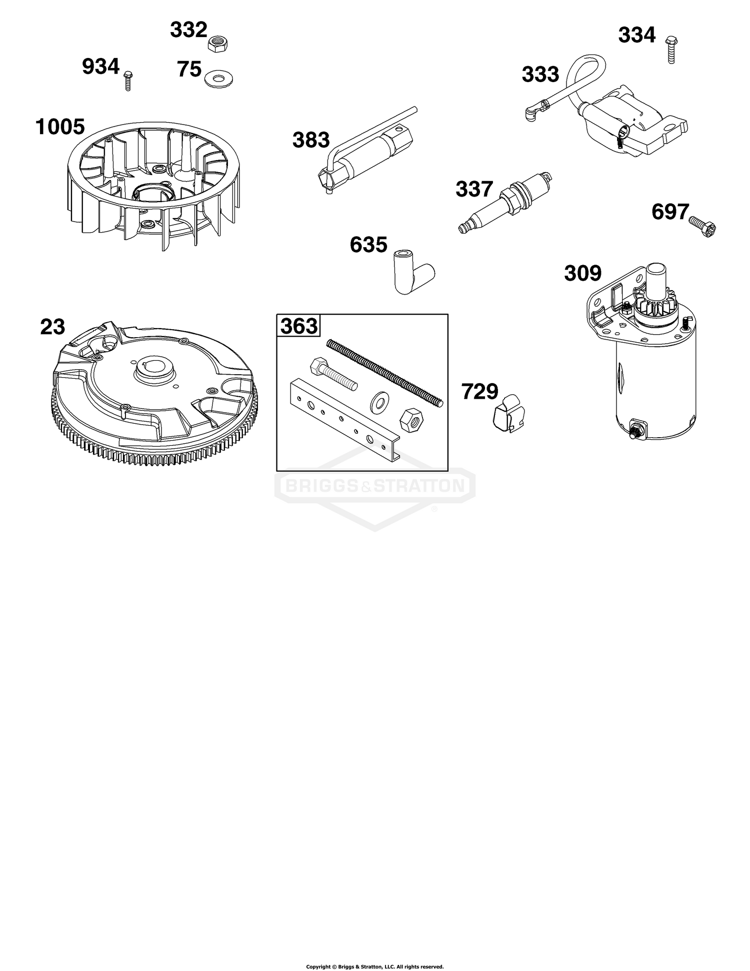 Flywheel, Ignition, and Starter Group