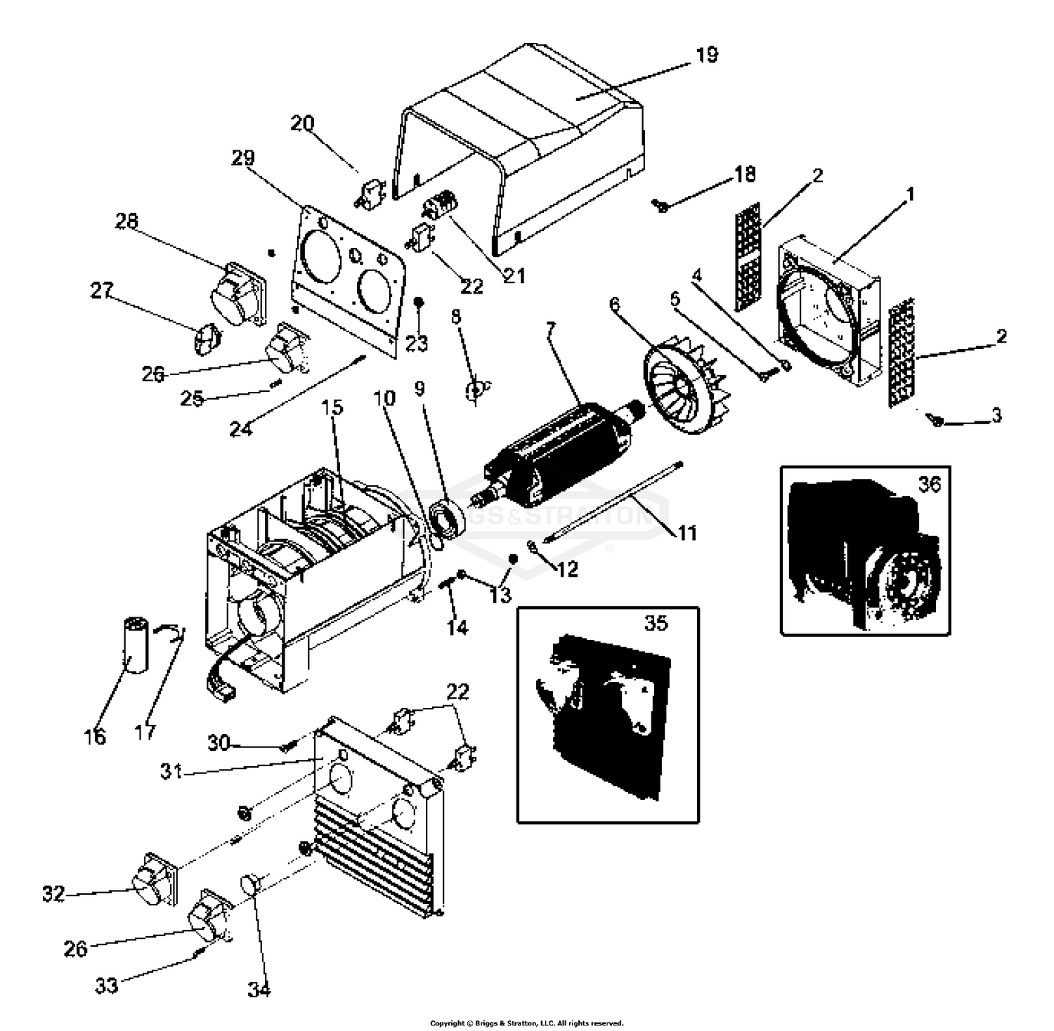 Alternator & Outlet Panel