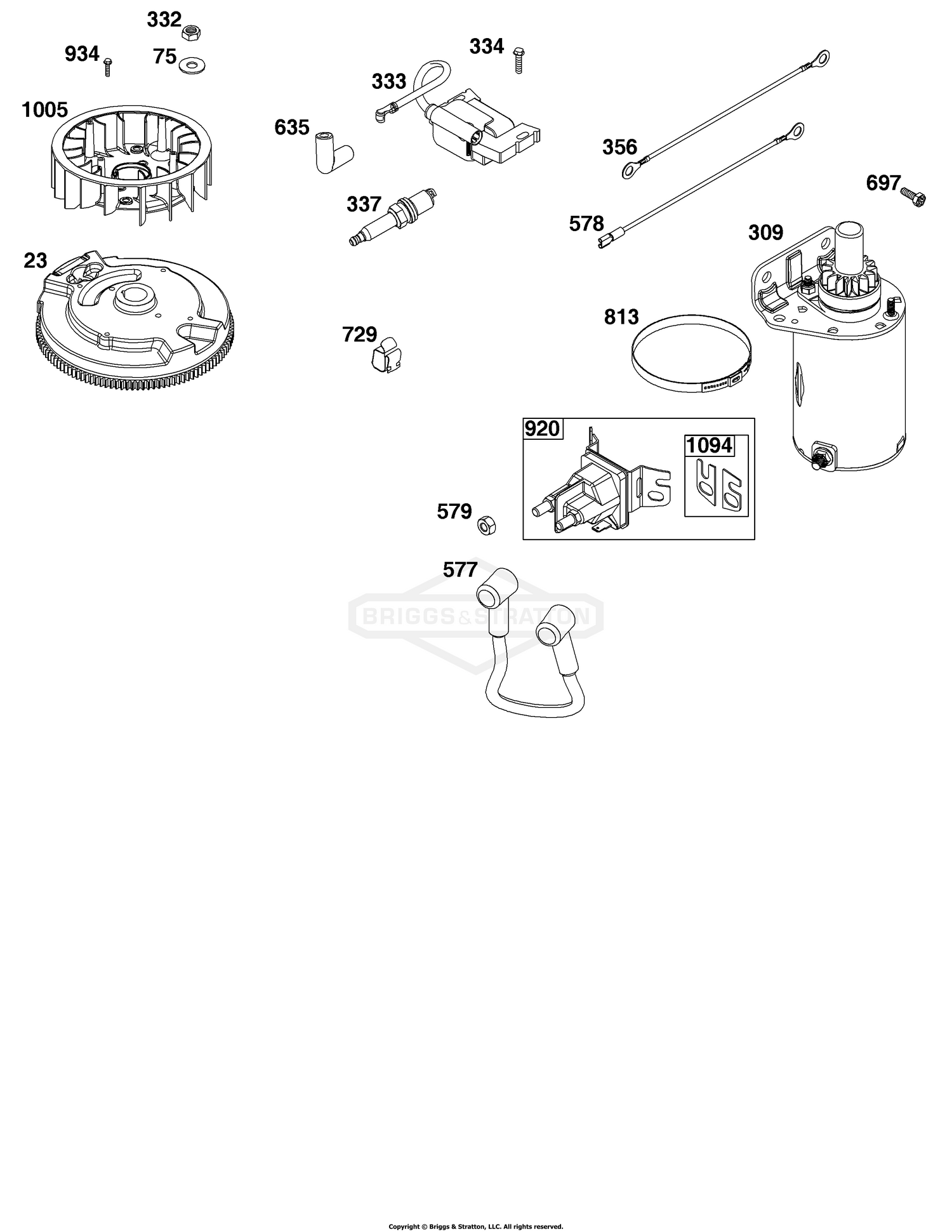 Flywheel, Ignition, and Starter Group