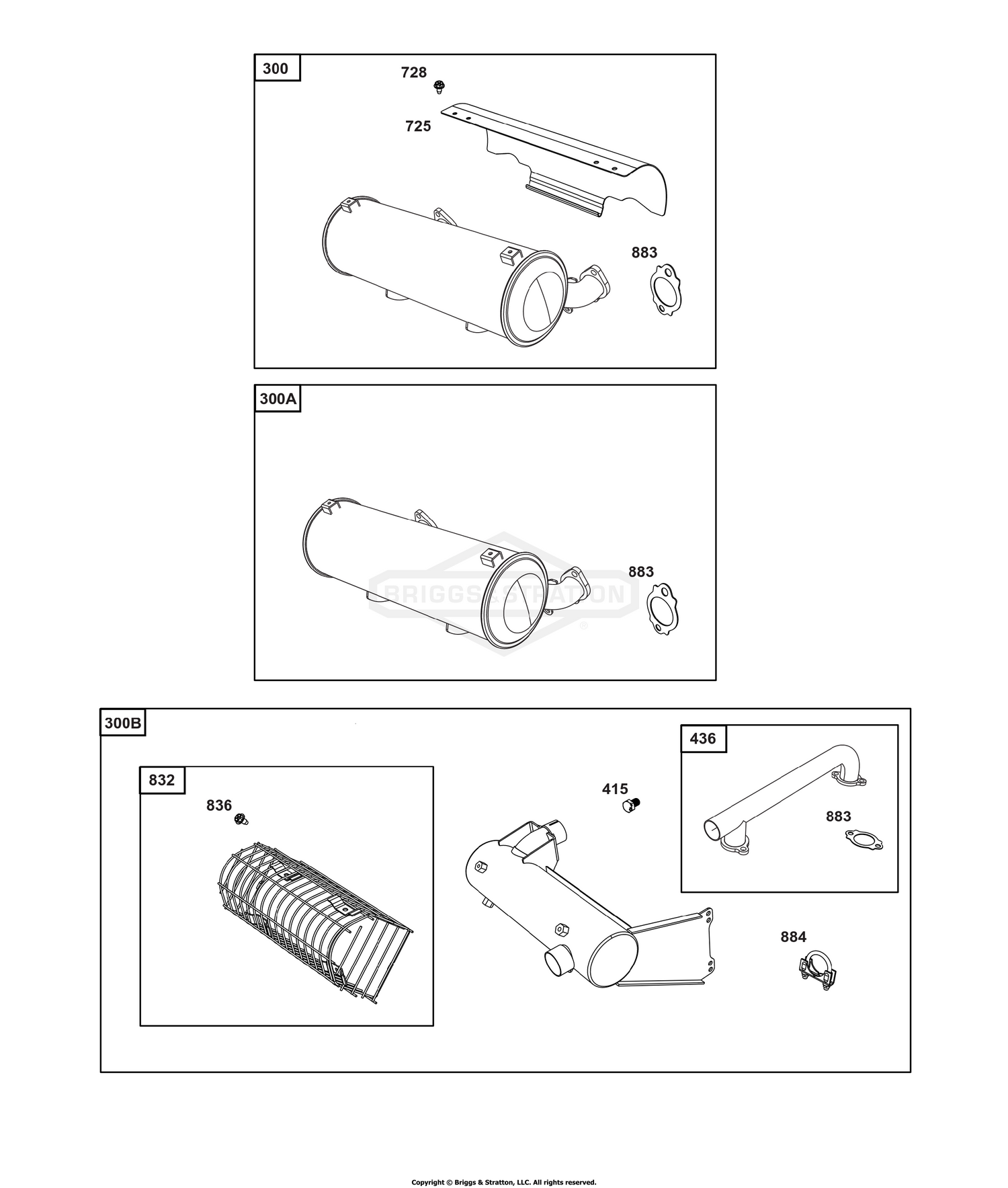 Starter Side Outlet Mufflers