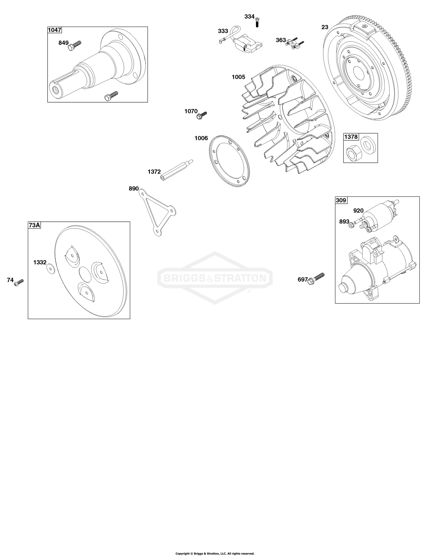 Flywheel, Ignition, and Starter Group