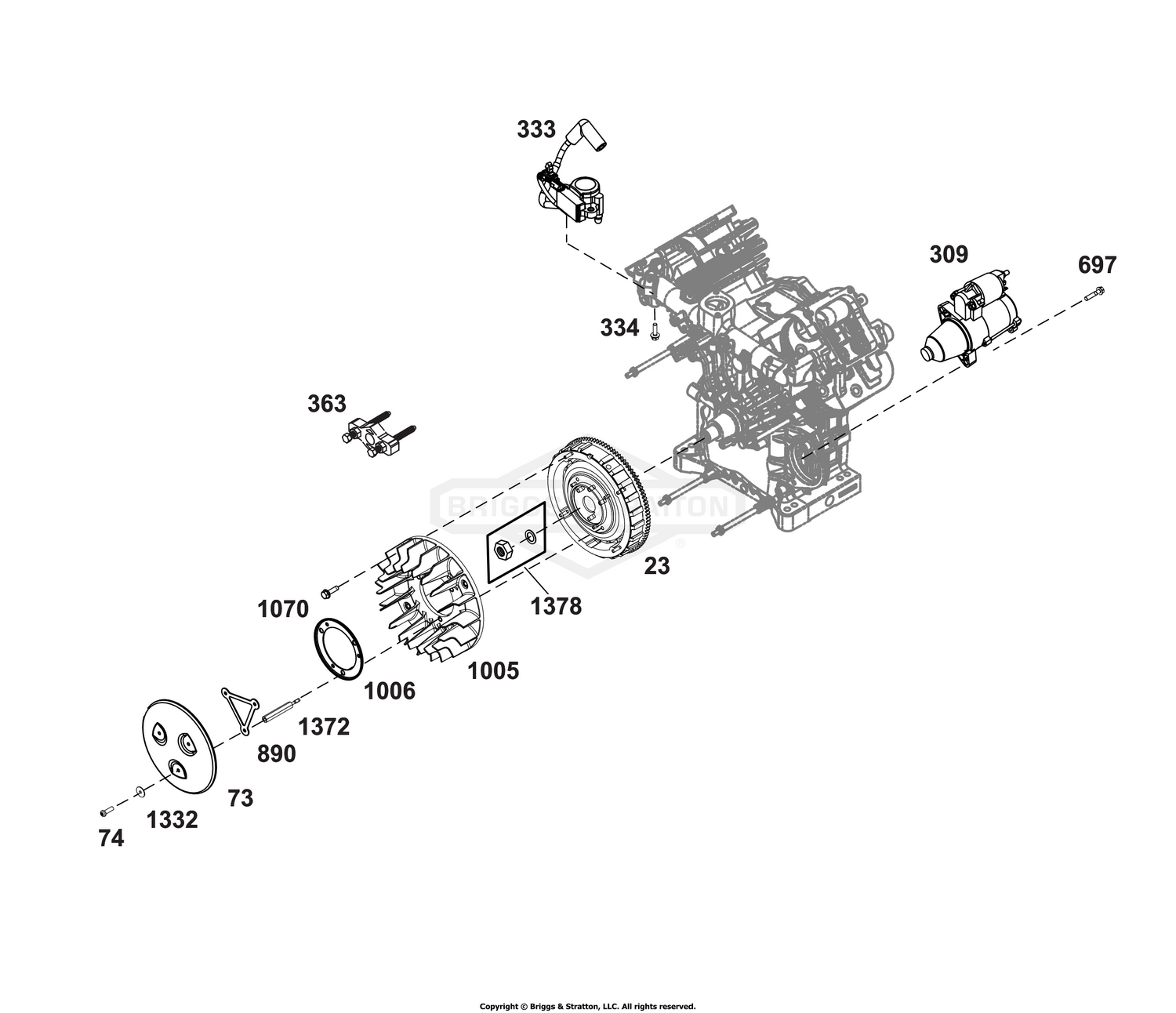 Flywheel, Ignition, and Starter Group