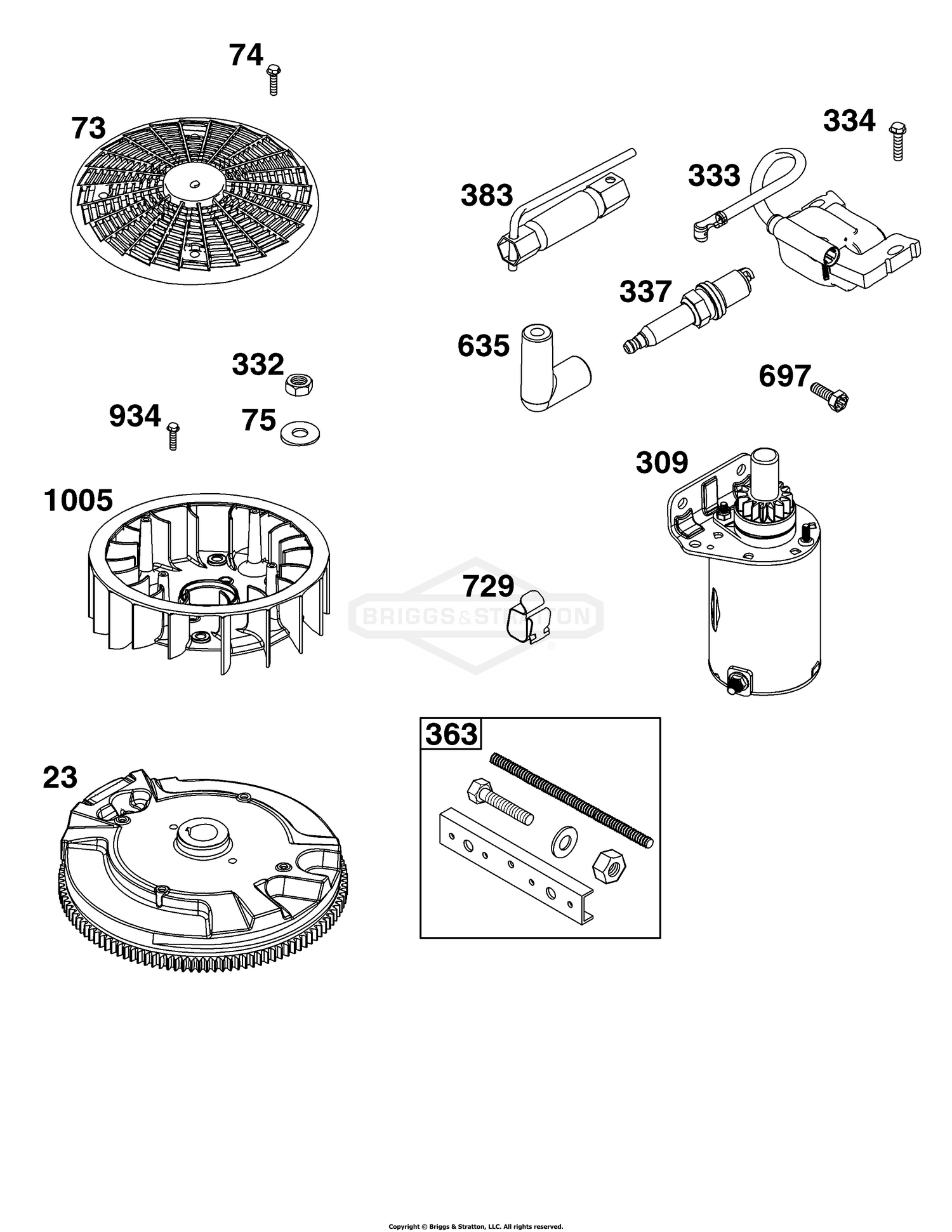 Flywheel, Ignition, and Starter Group