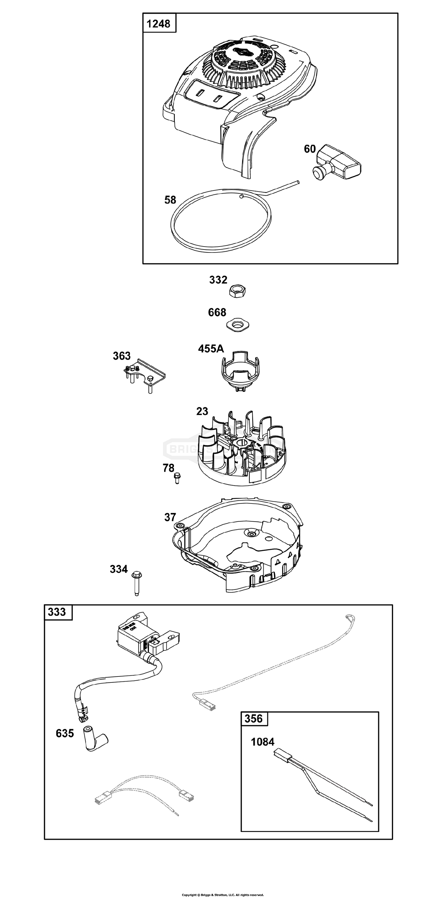 Flywheel, Ignition, and Starter Group