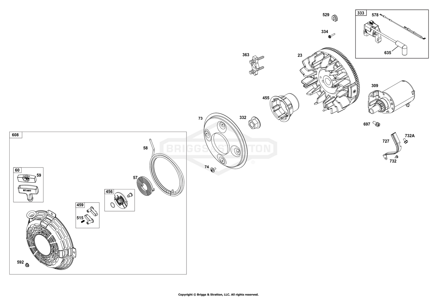 Flywheel, Ignition, and Starter Group