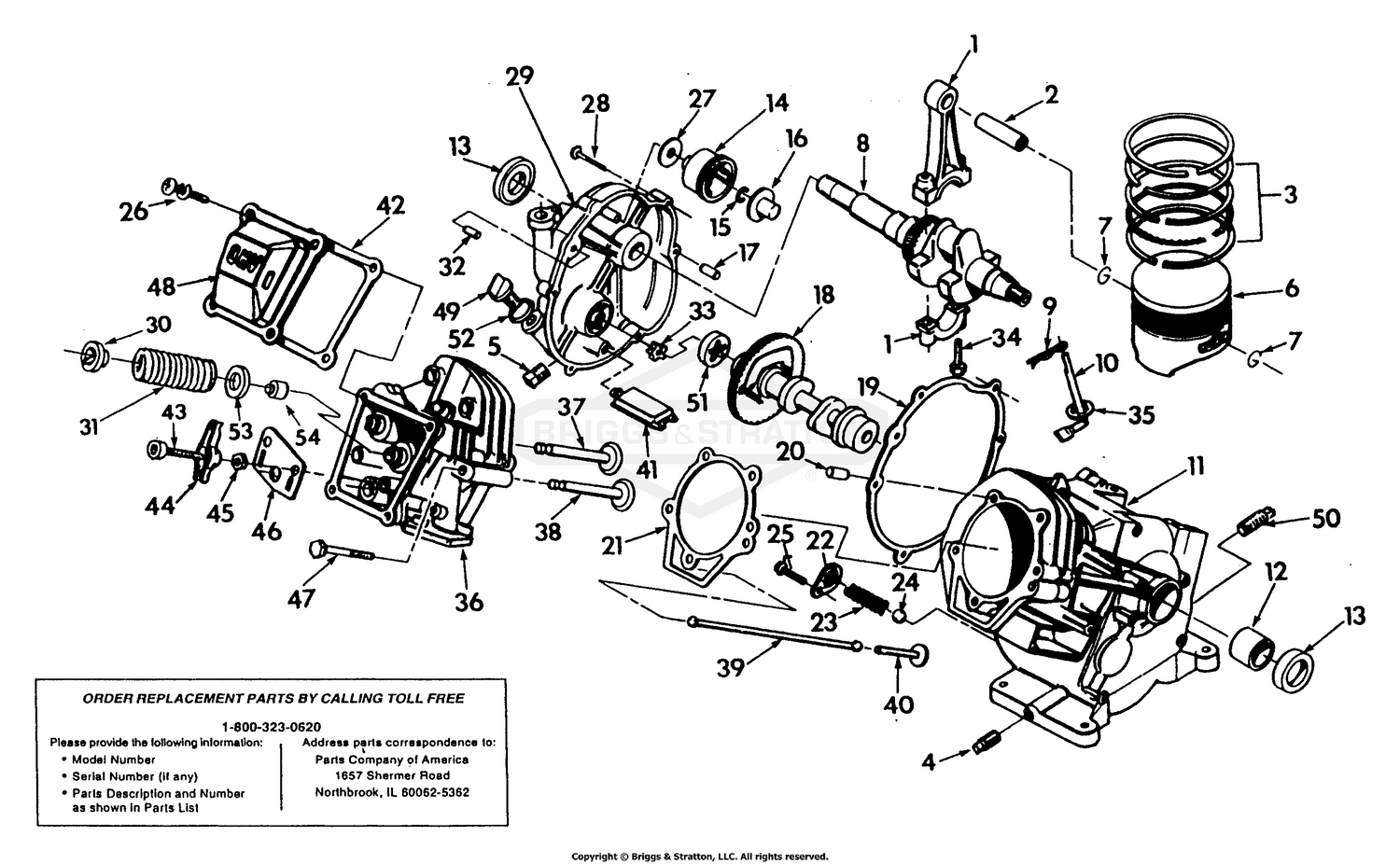GN-190 Engine Long Block (10/95)