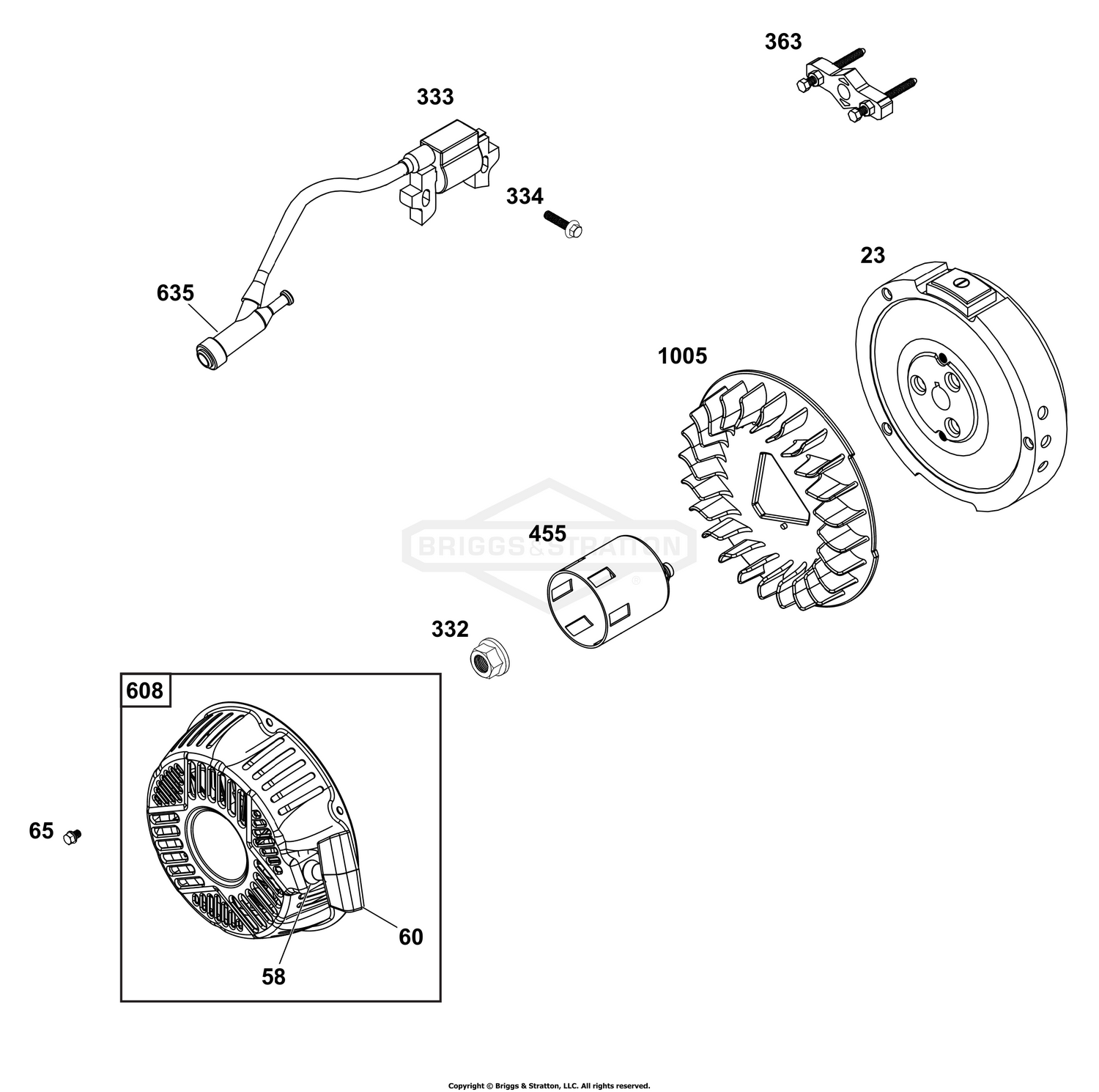 Flywheel, Ignition, and Starter Group