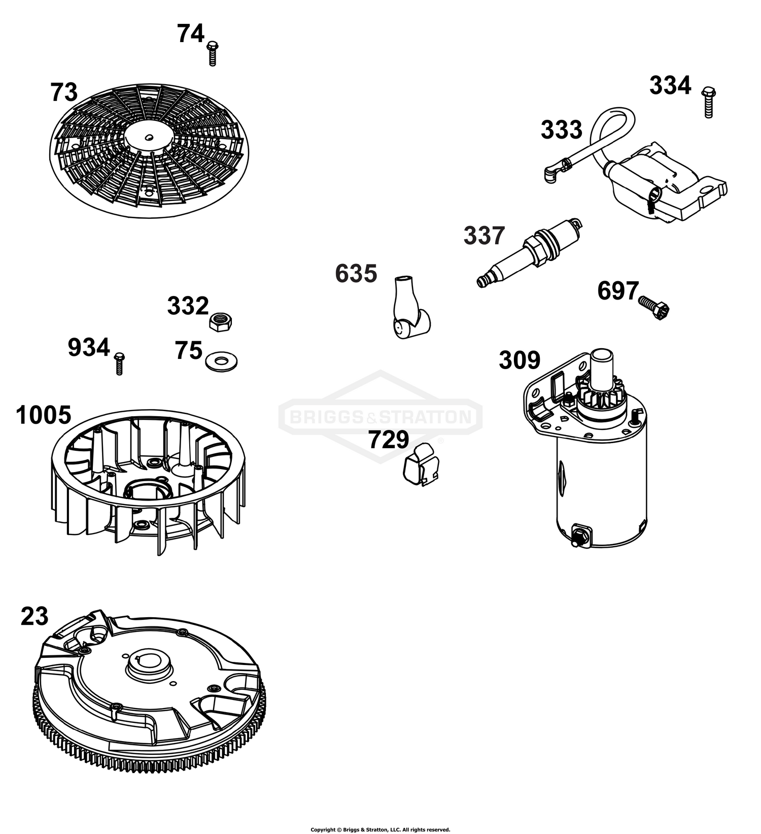 Flywheel, Ignition, and Starter Group