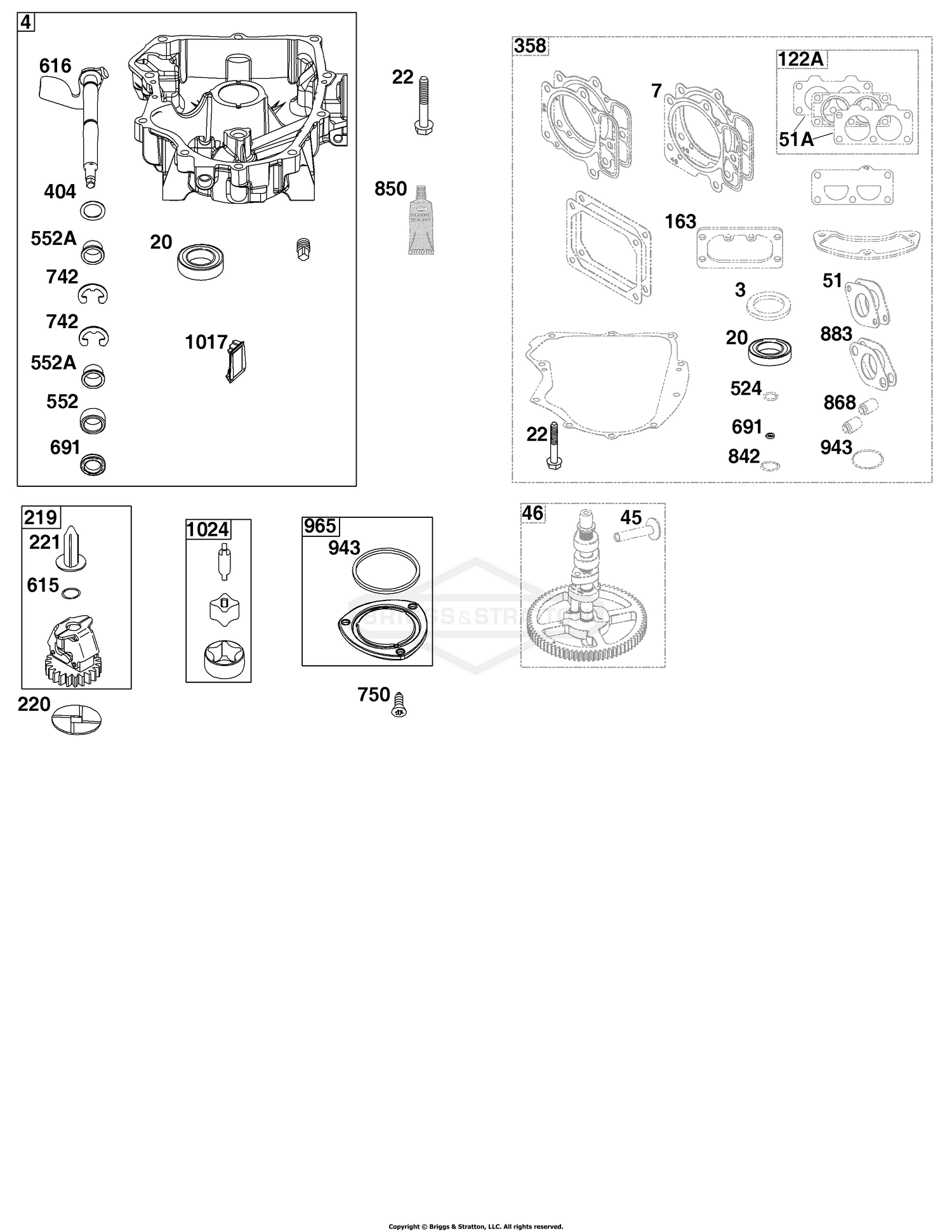 Crankcase Cover/Sump Group
