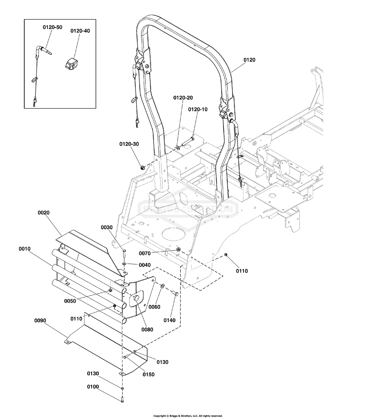 Rear Bumper and ROPS Group