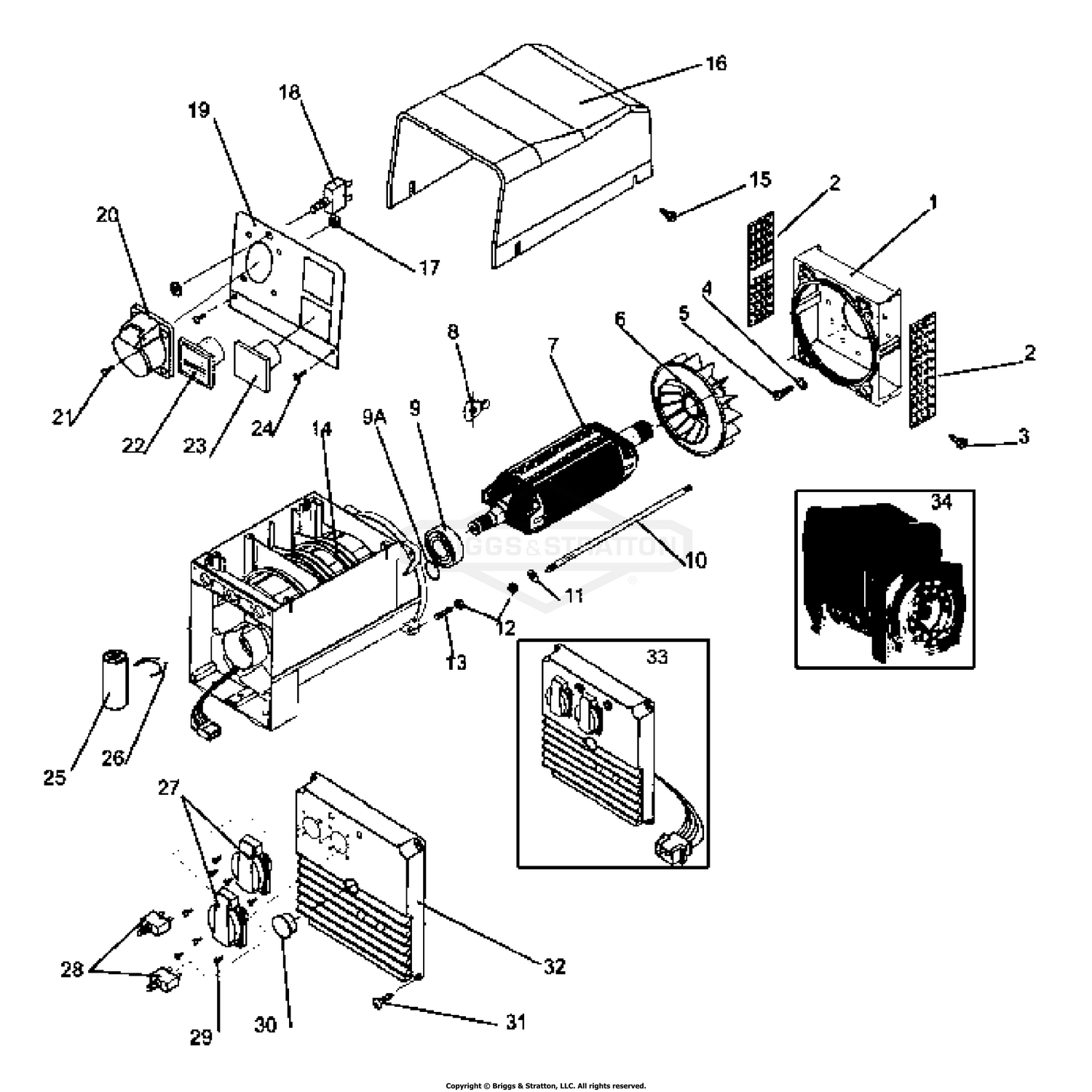 Alternator & Outlet Panel
