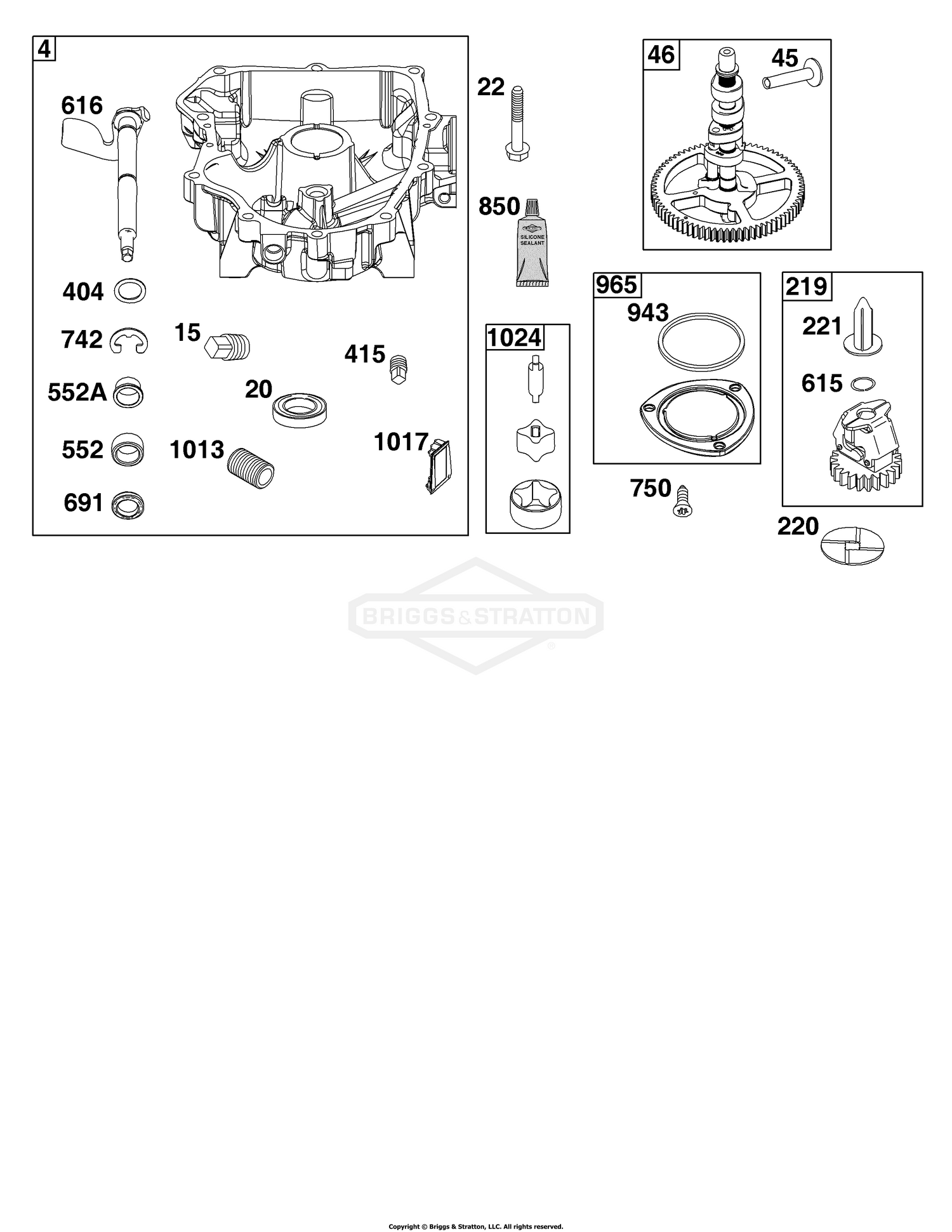 Crankcase Cover/Sump Group