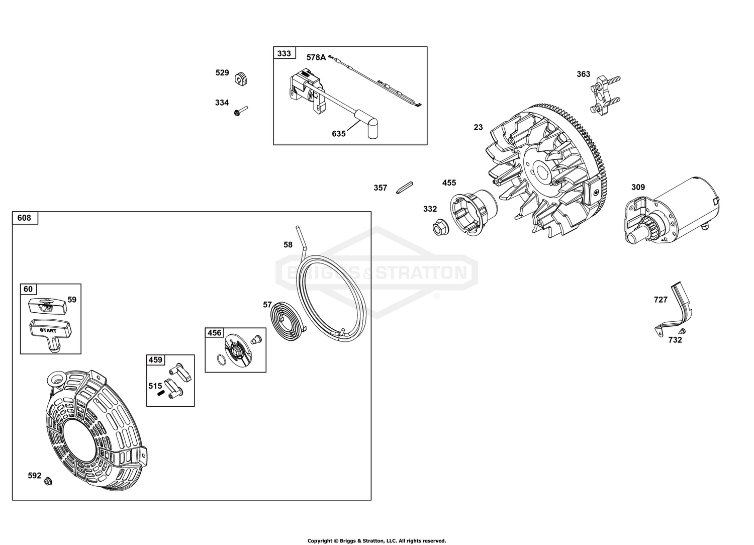 Flywheel, Ignition, and Starter Group