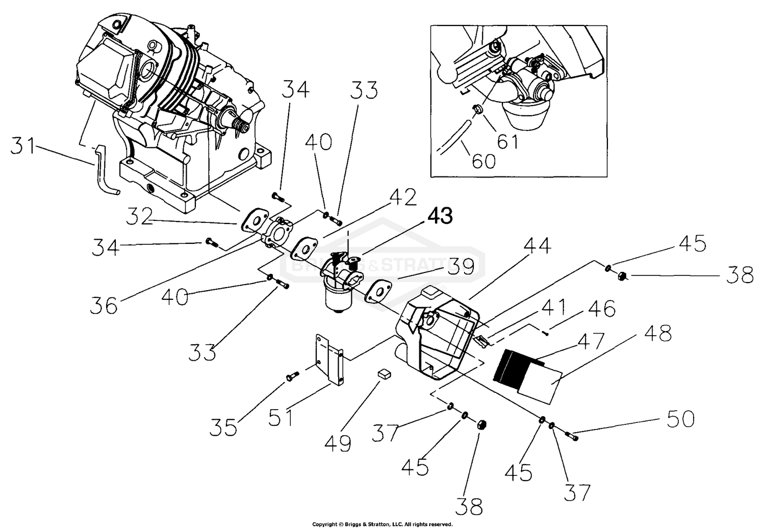 Air Cleaner And Carburetor