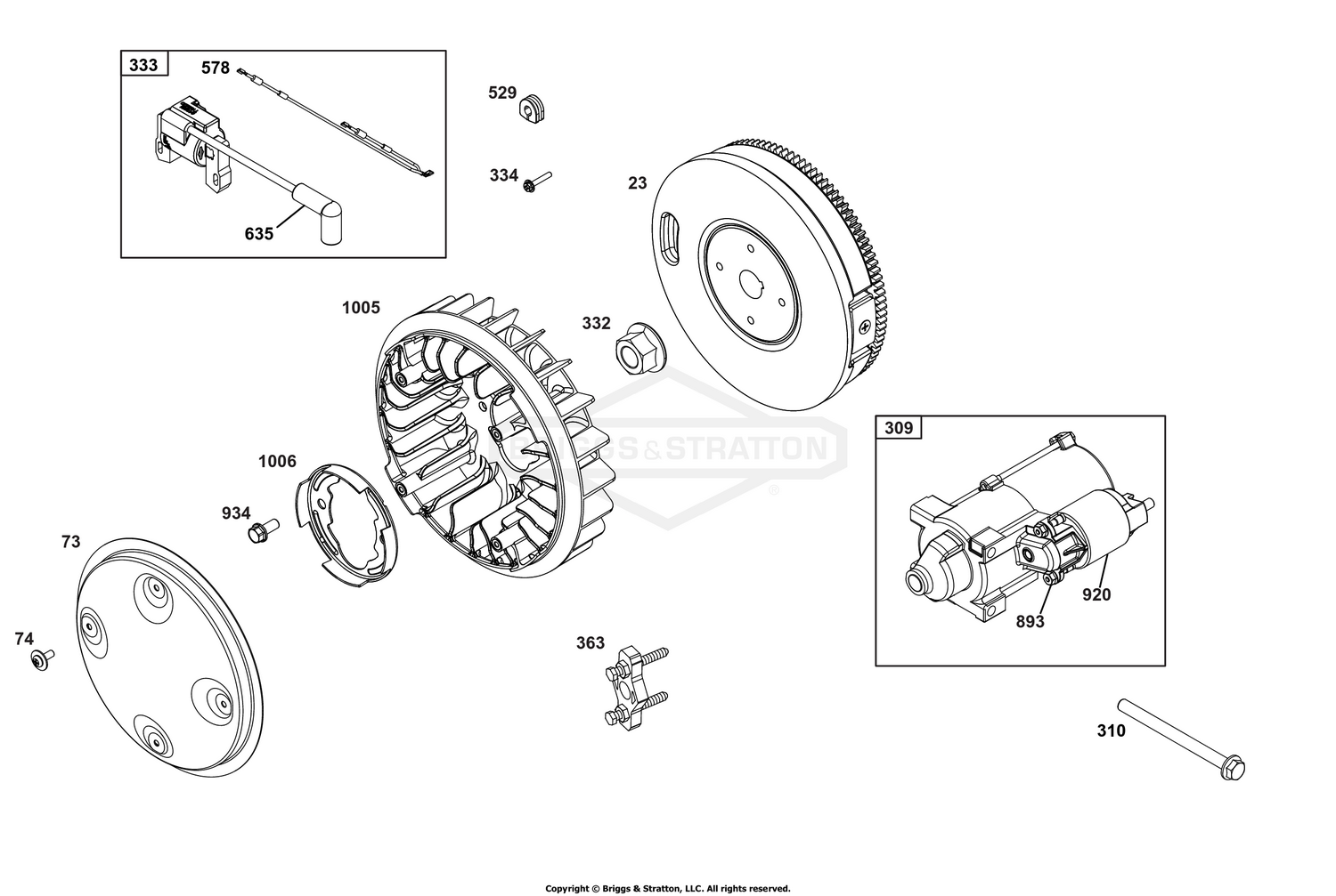 Flywheel, Ignition, and Starter Group