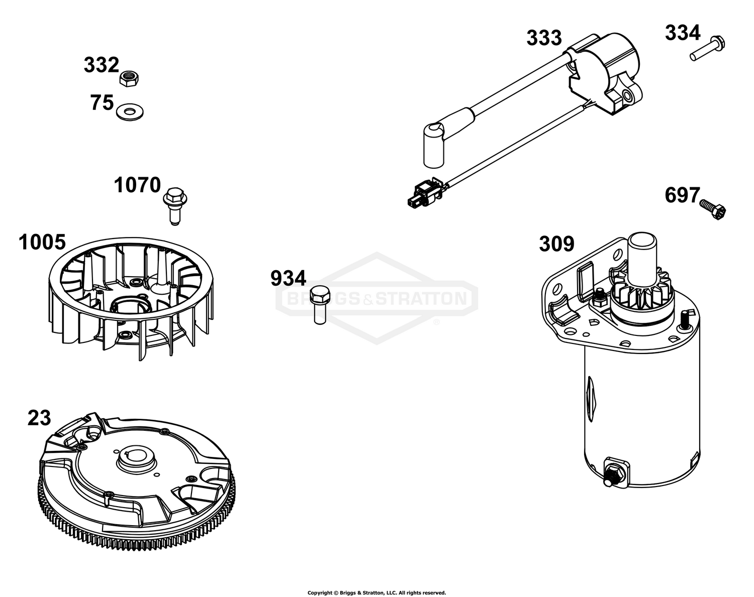 Flywheel, Ignition, and Starter Group