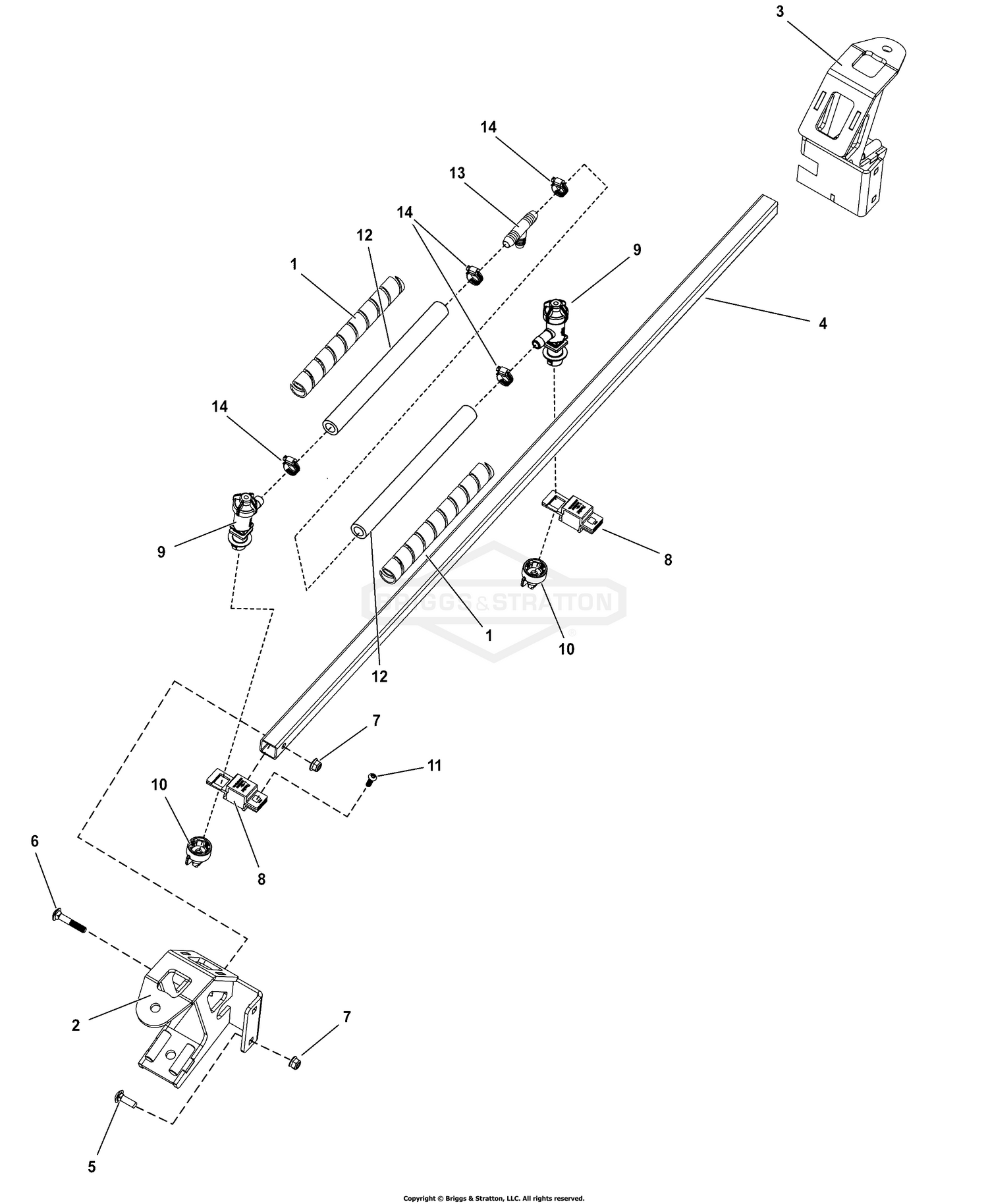 Spray Boom Group - Central Boom