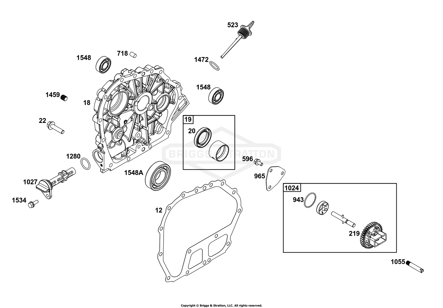 Crankcase Cover/Sump Group