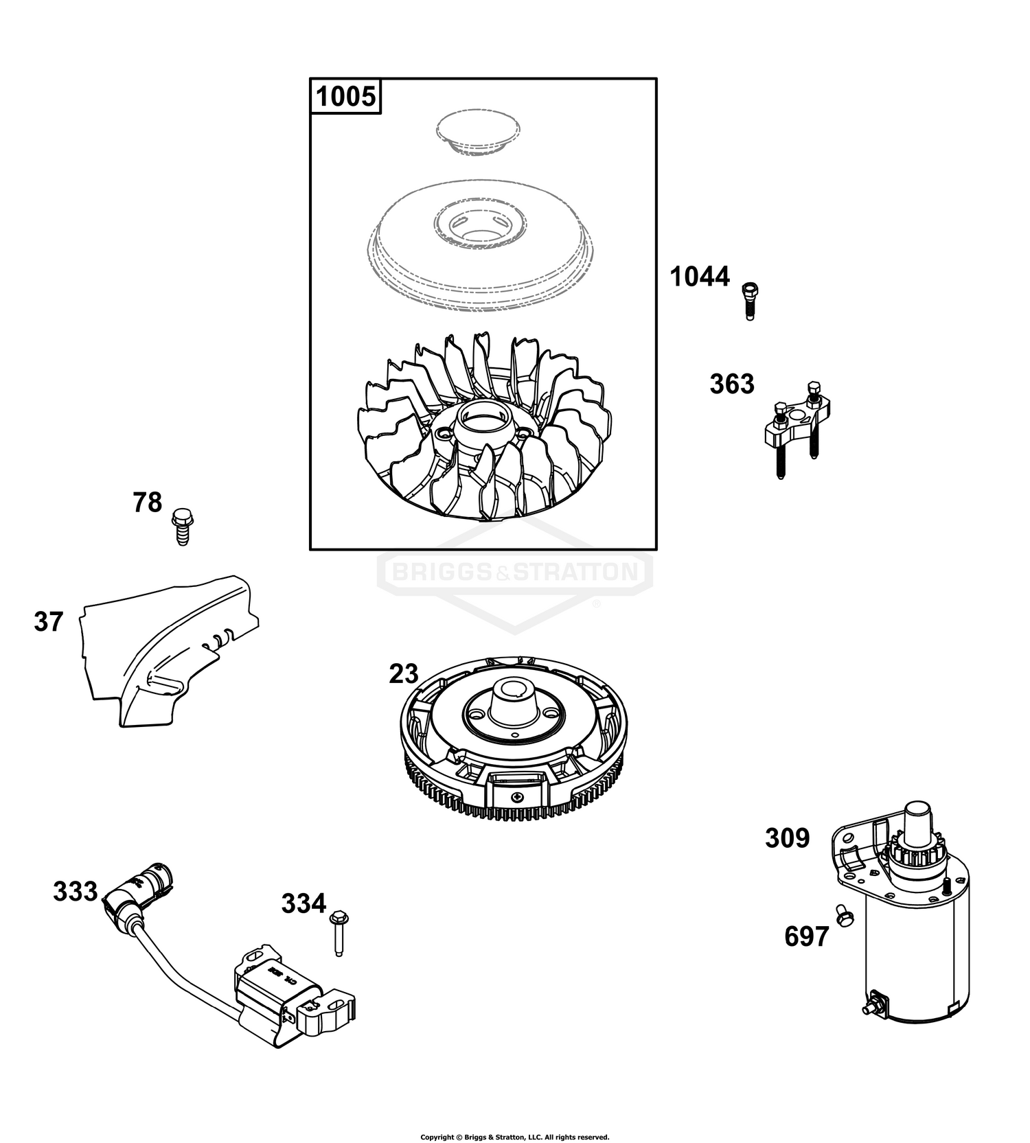 Flywheel, Ignition, and Starter Group