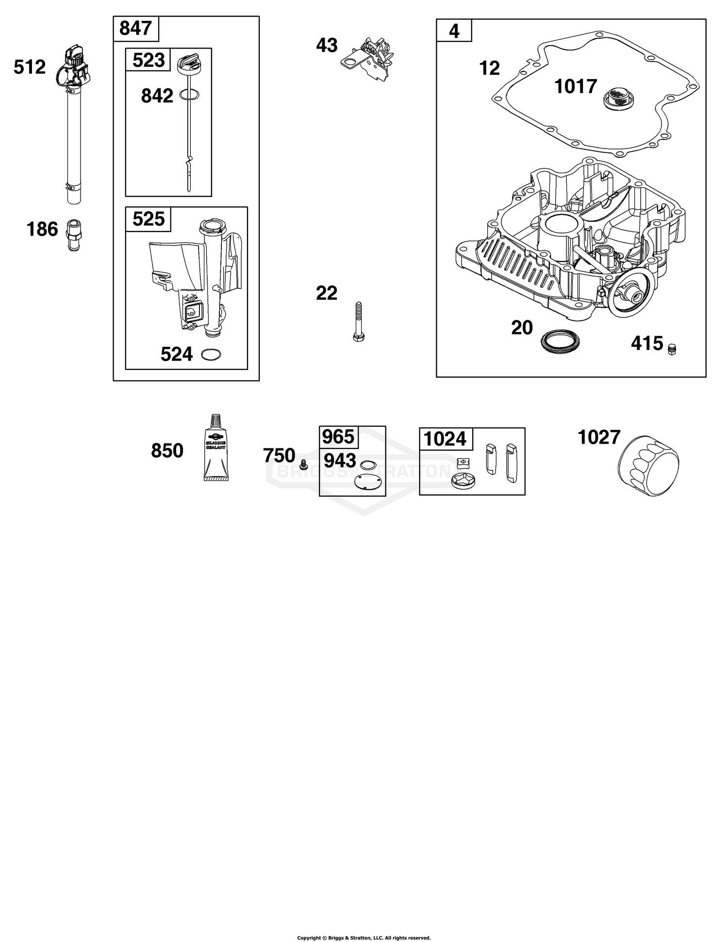 Crankcase Cover/Sump and Lubrication Group