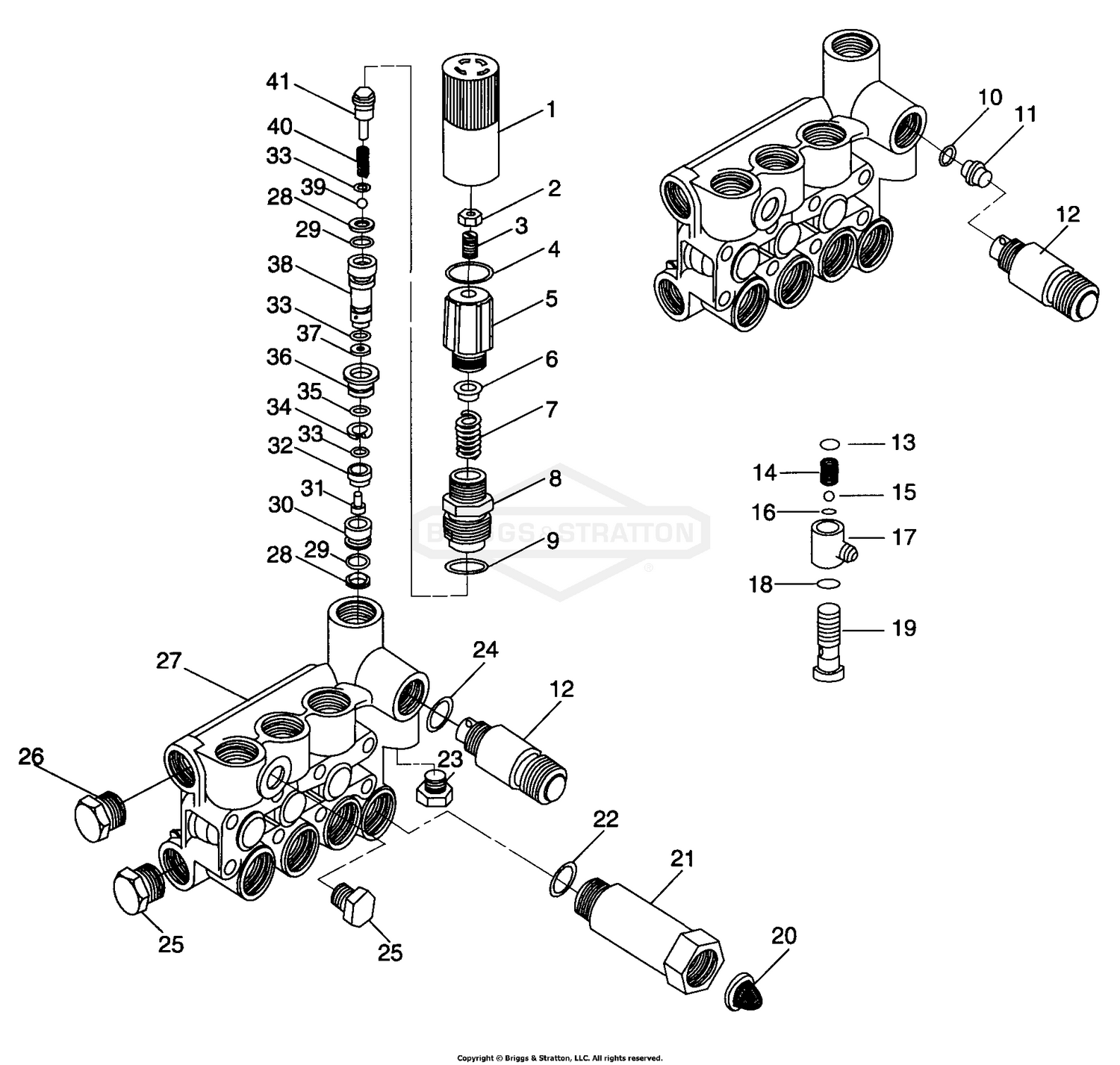 Pump #B3169 Unloader And Service Kits