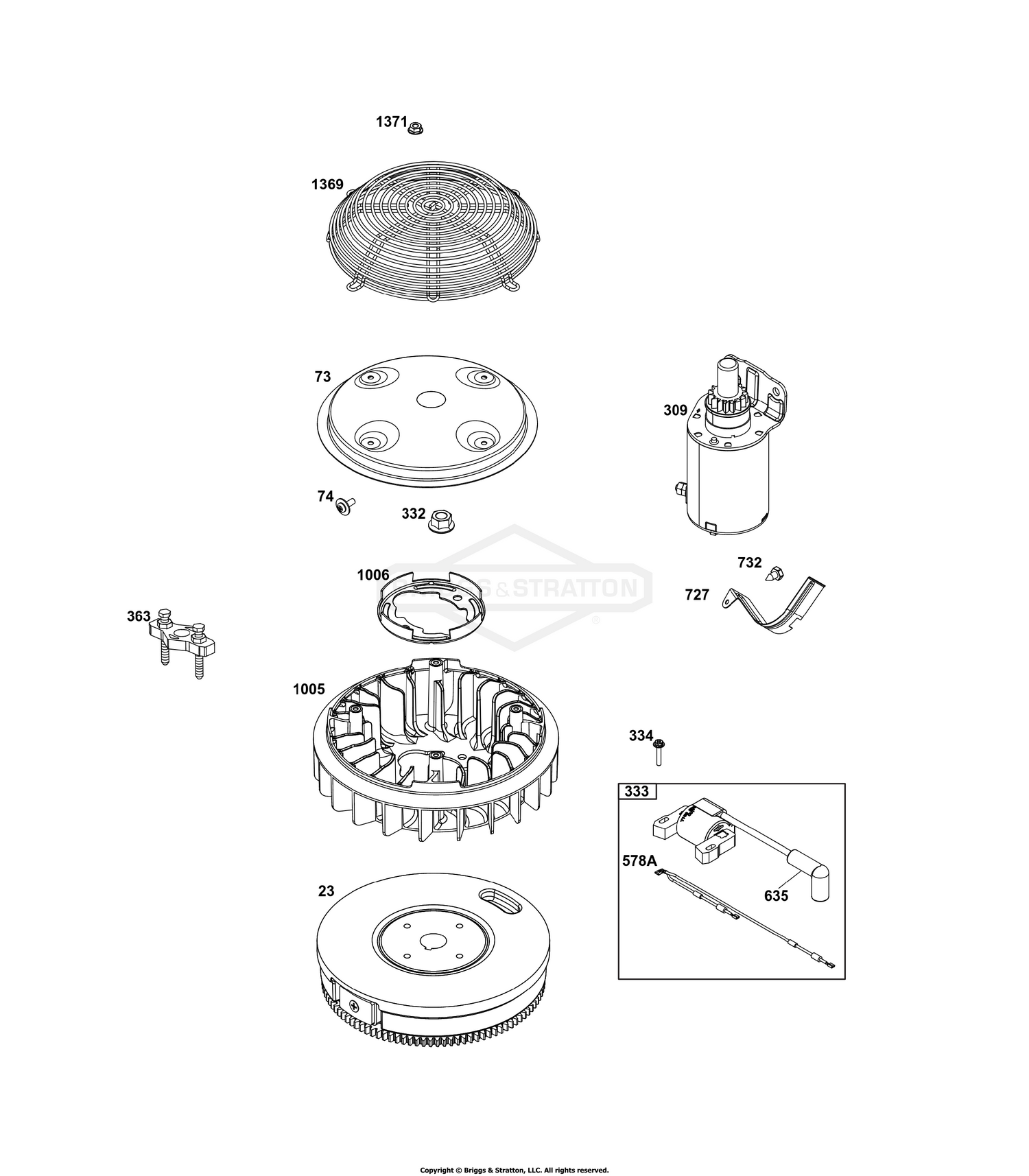 Flywheel, Ignition, and Starter Group