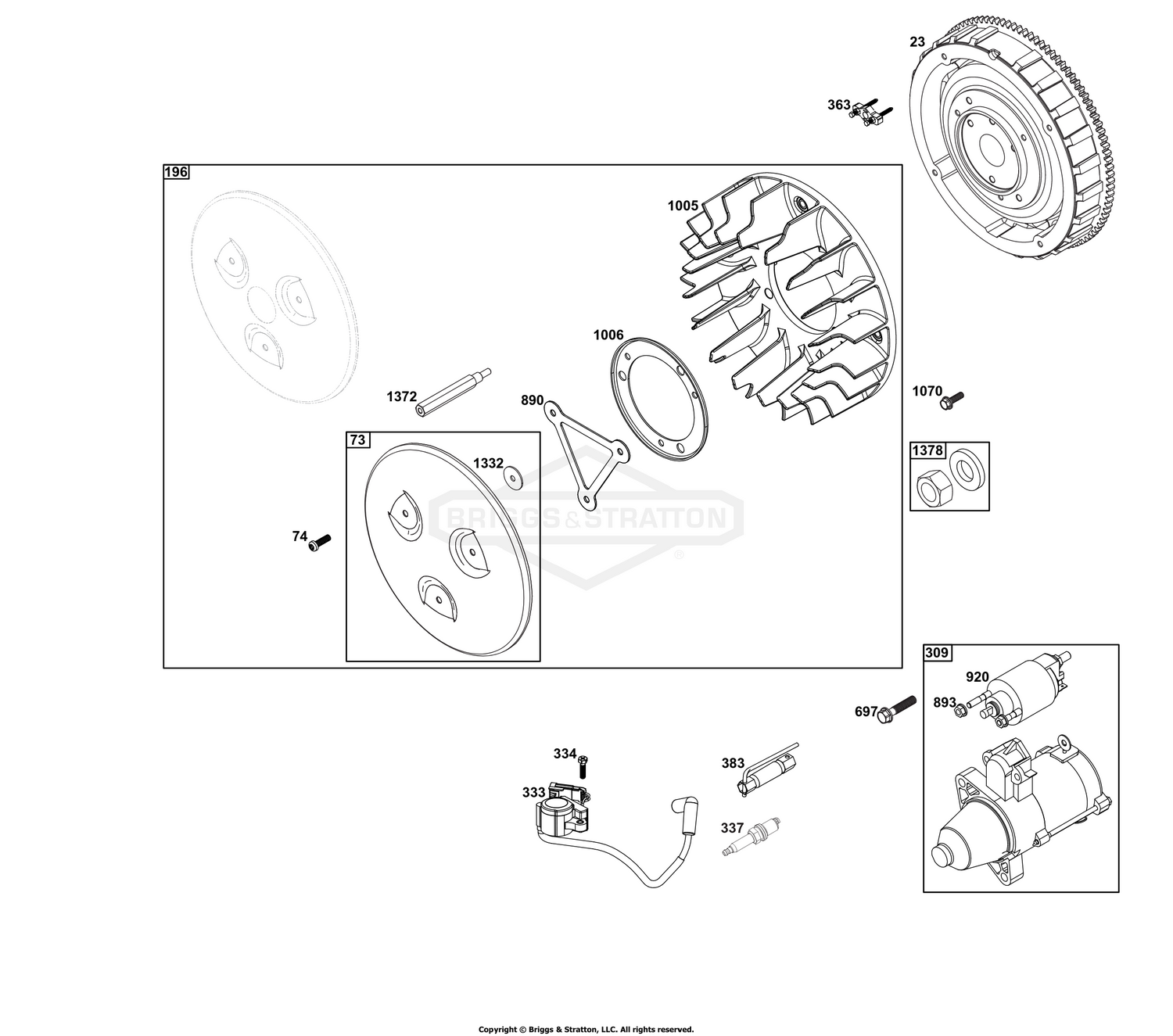 Flywheel, Ignition, and Starter Group