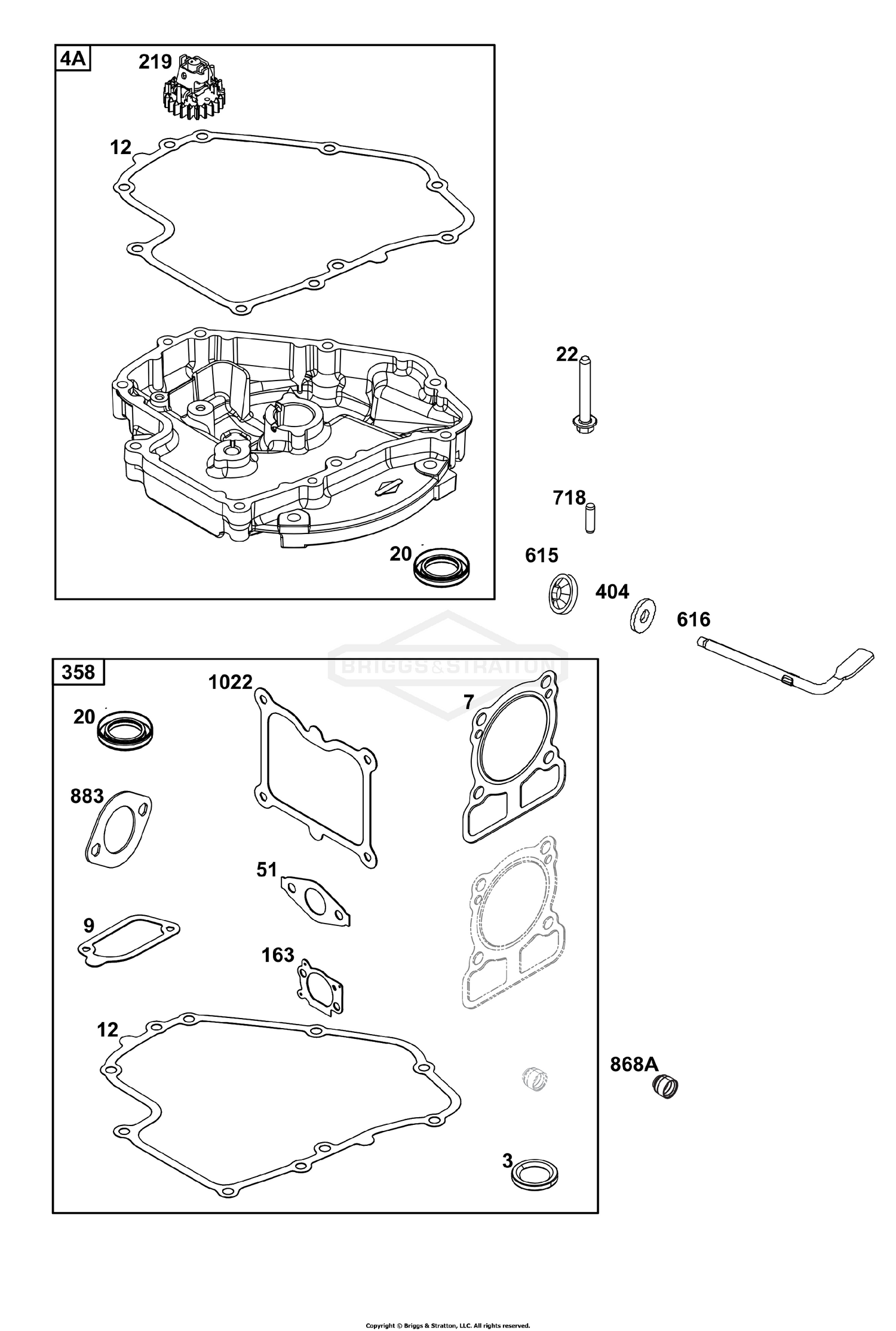 Crankcase Cover/Sump Group