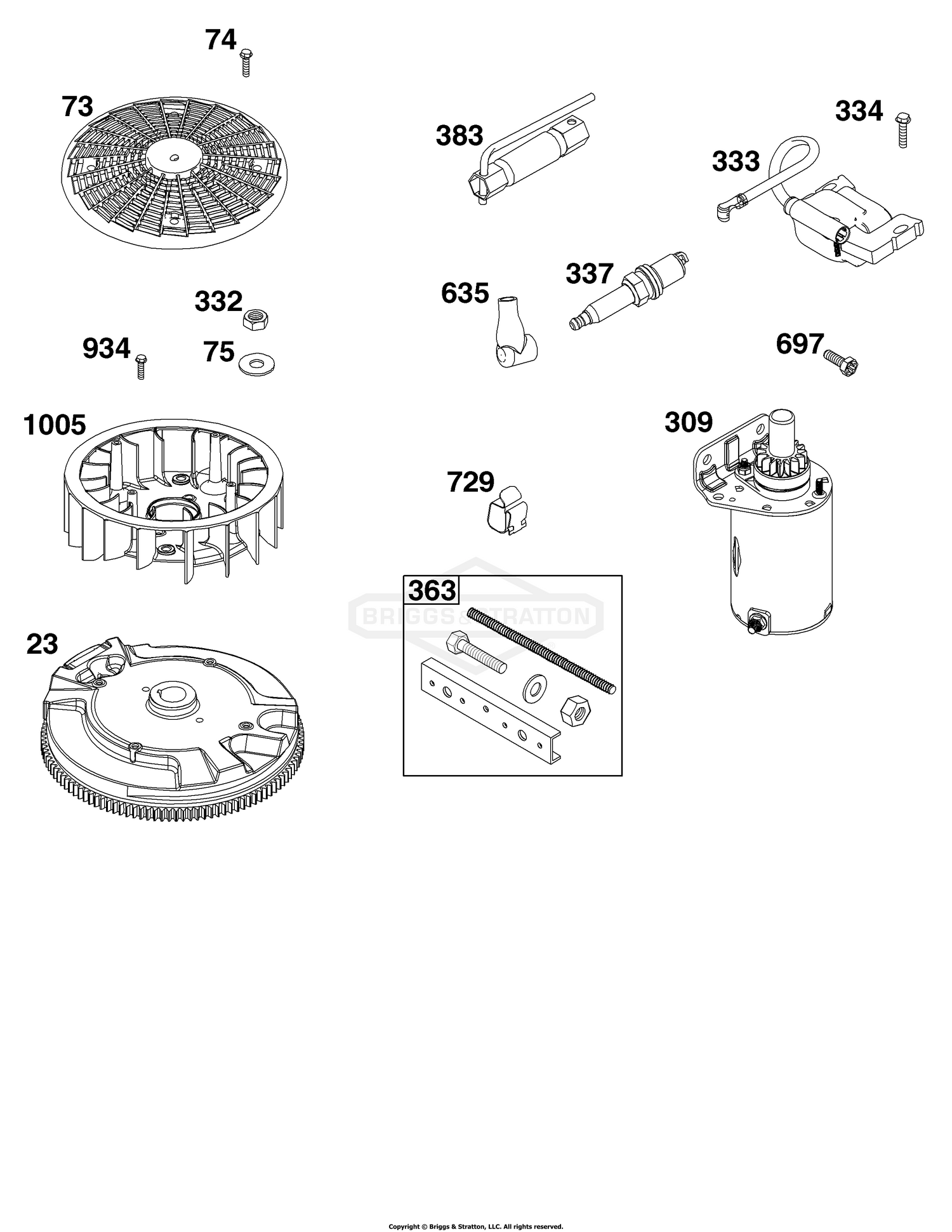 Flywheel, Ignition, and Starter Group