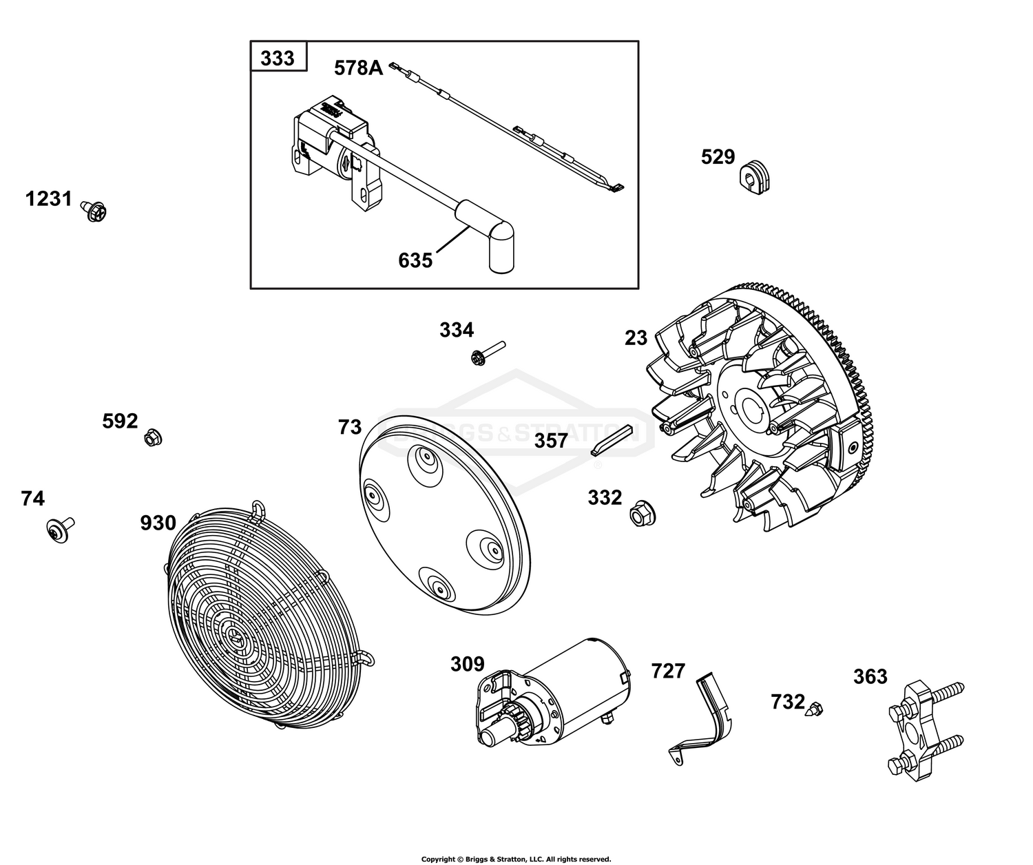 Flywheel, Ignition, and Starter Group