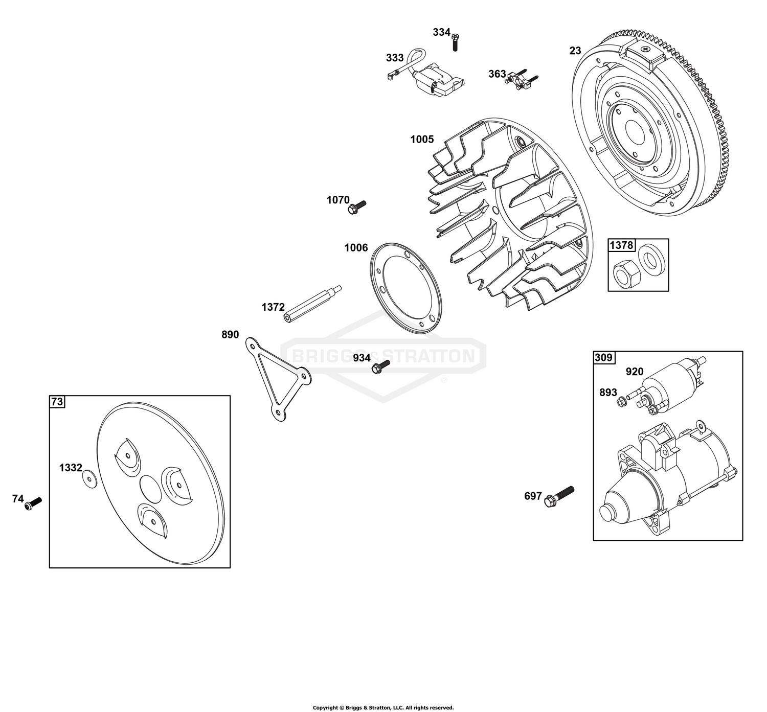 Flywheel, Ignition, and Starter Group