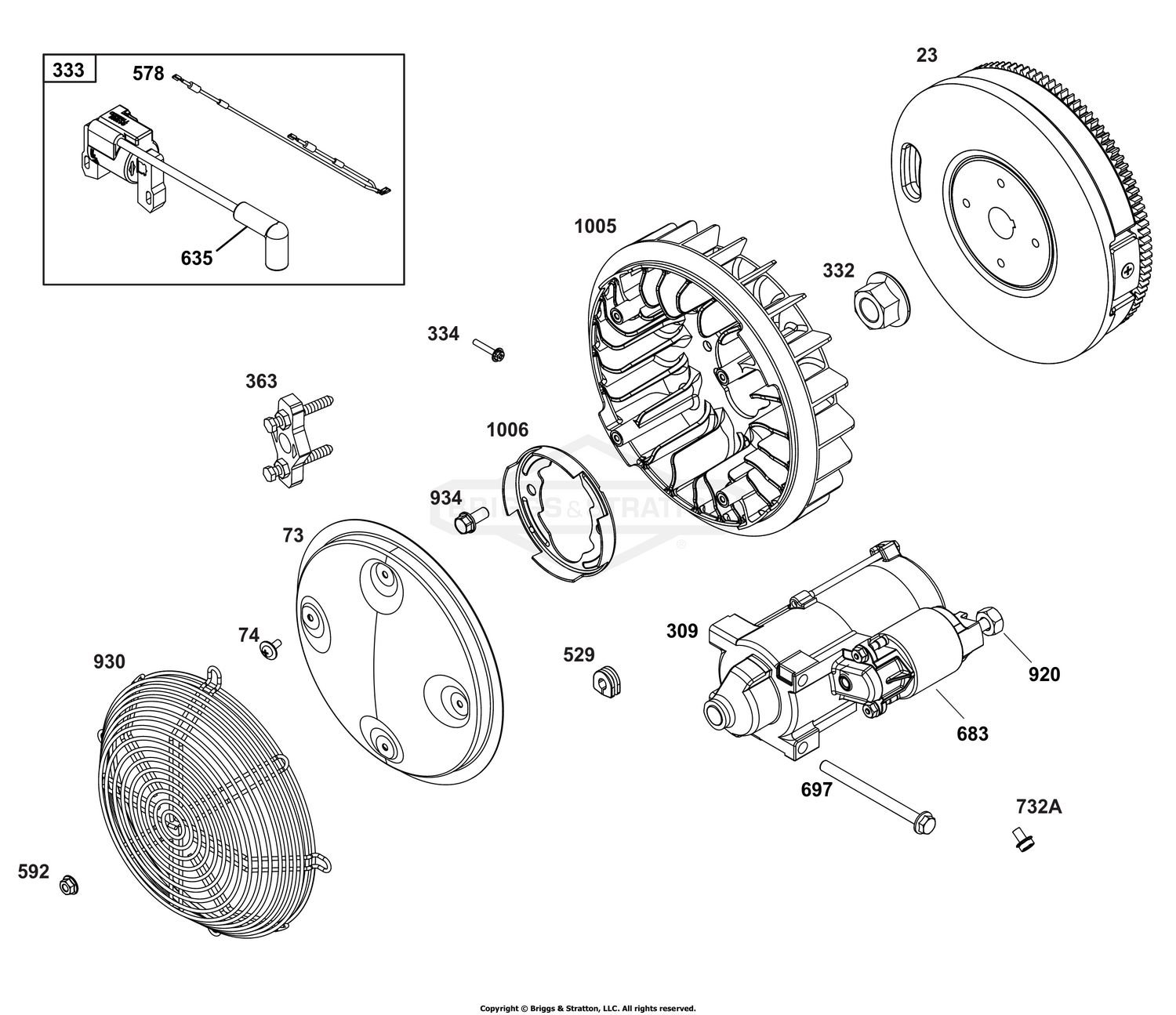 Flywheel/Ignition/Starter Group