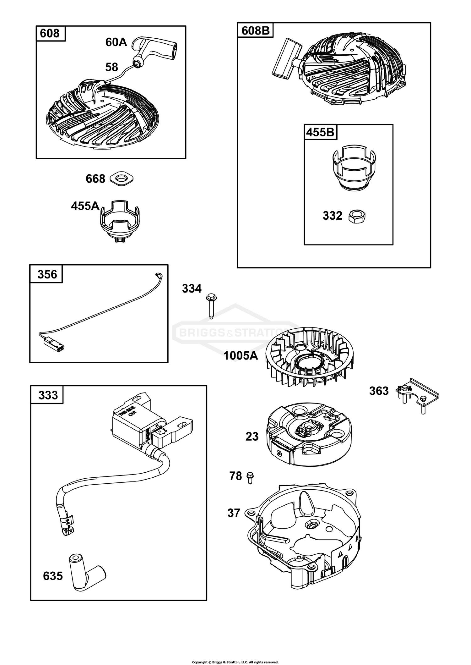 Flywheel, Ignition, and Starter Group