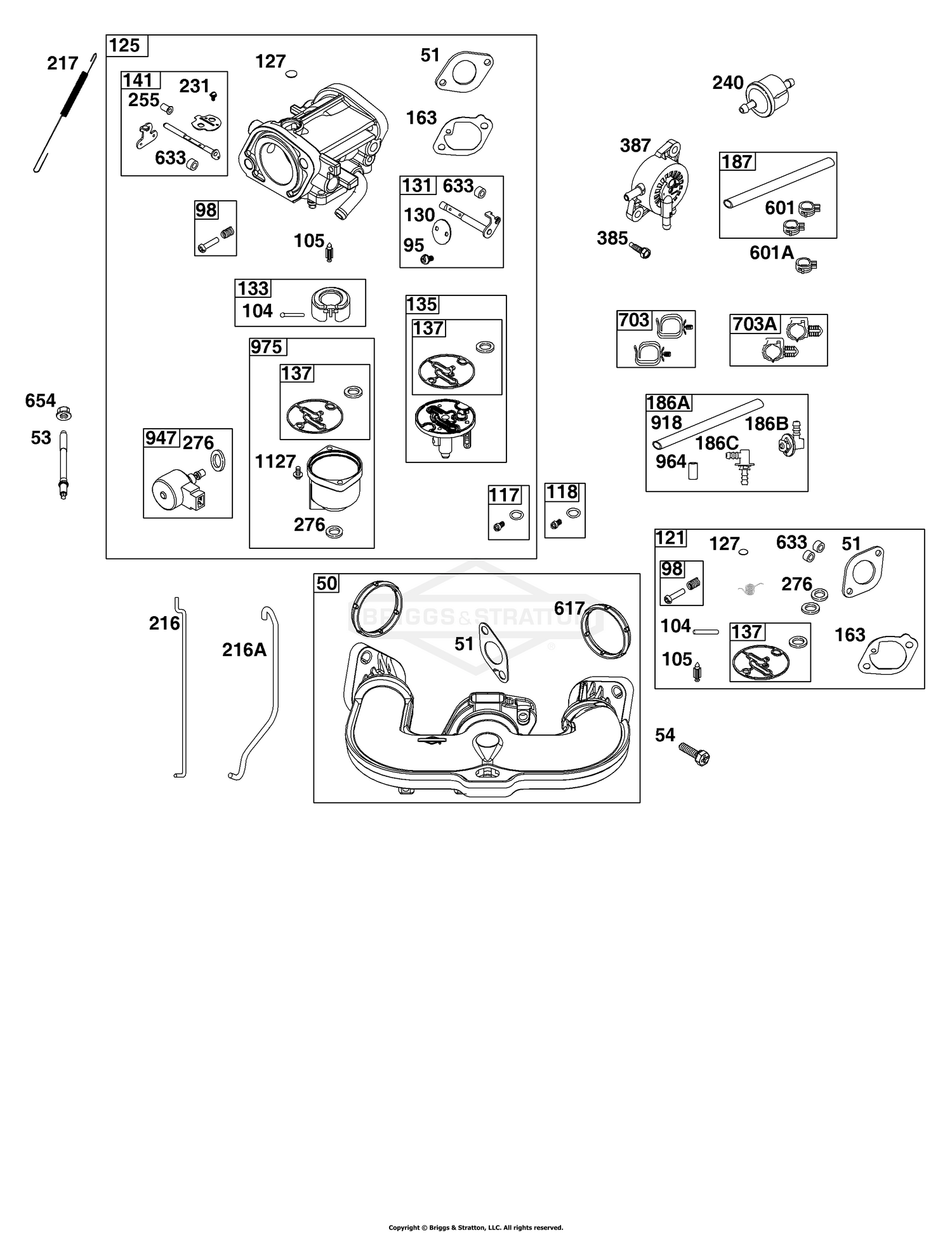 Carburetor and Fuel Supply Group