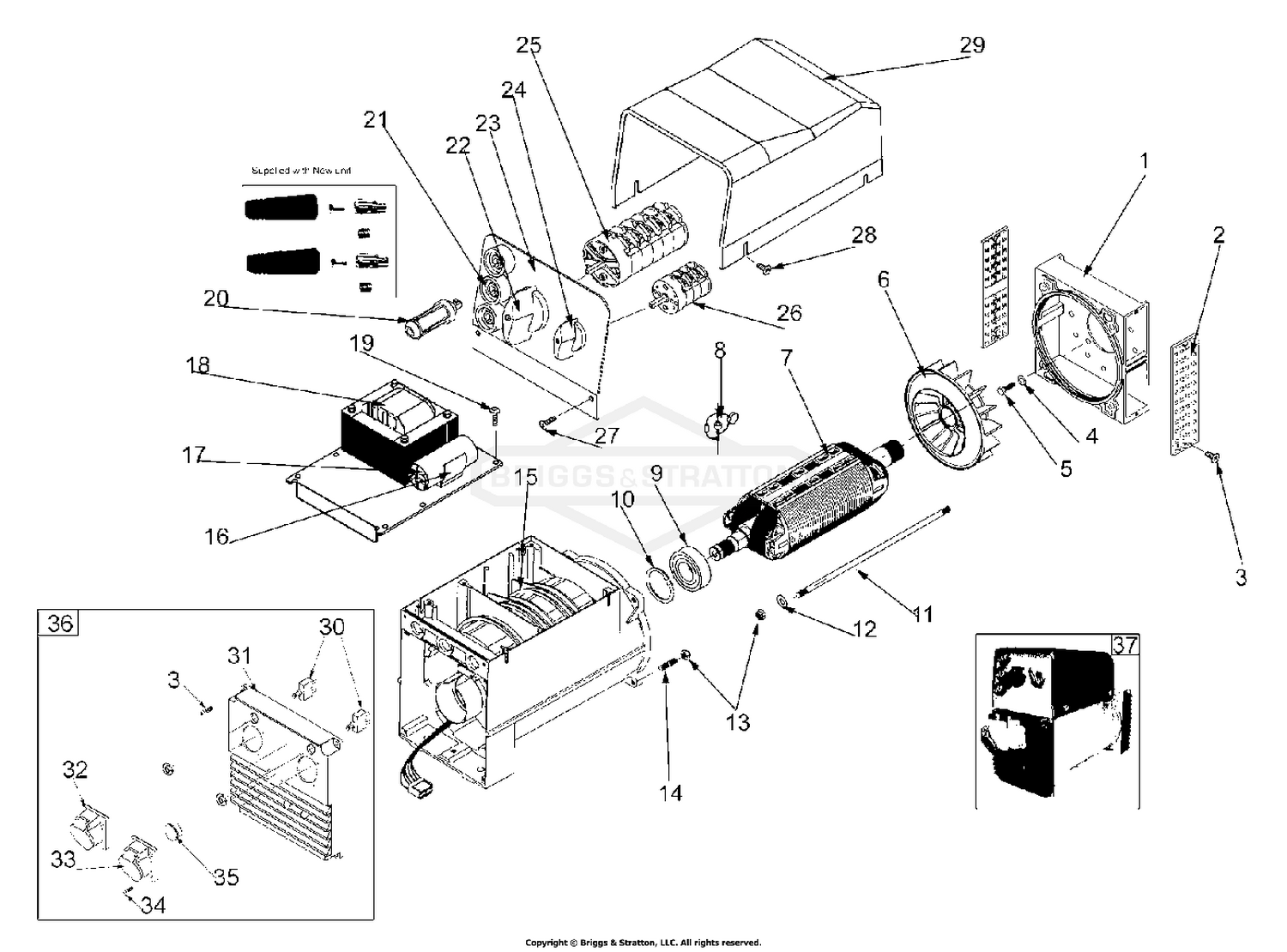 Alternator & Outlet Panel