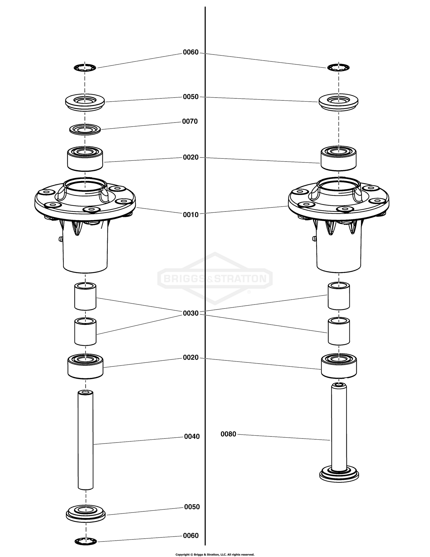 Spindle SERVICE Parts