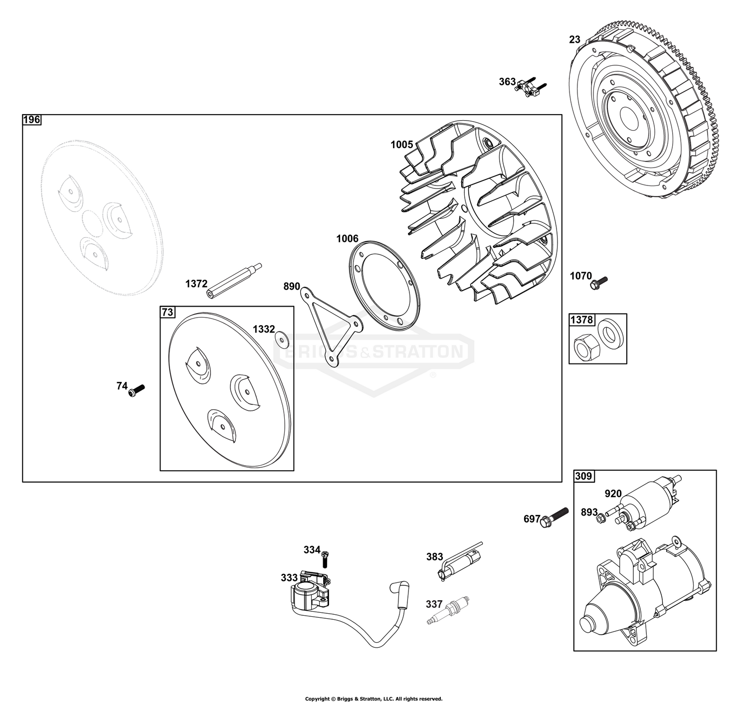 Flywheel, Ignition, and Starter Group