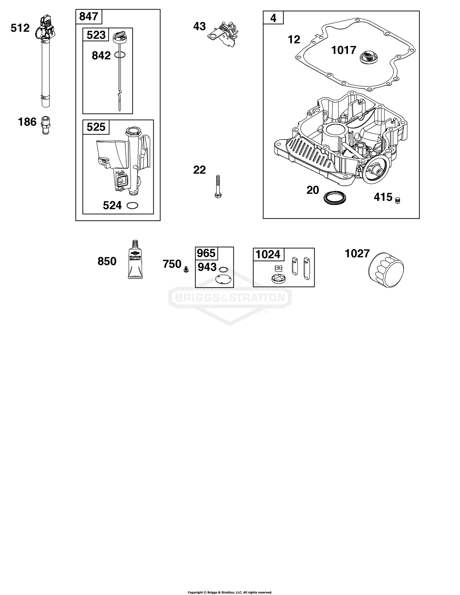 Crankcase Cover/Sump and Lubrication Group