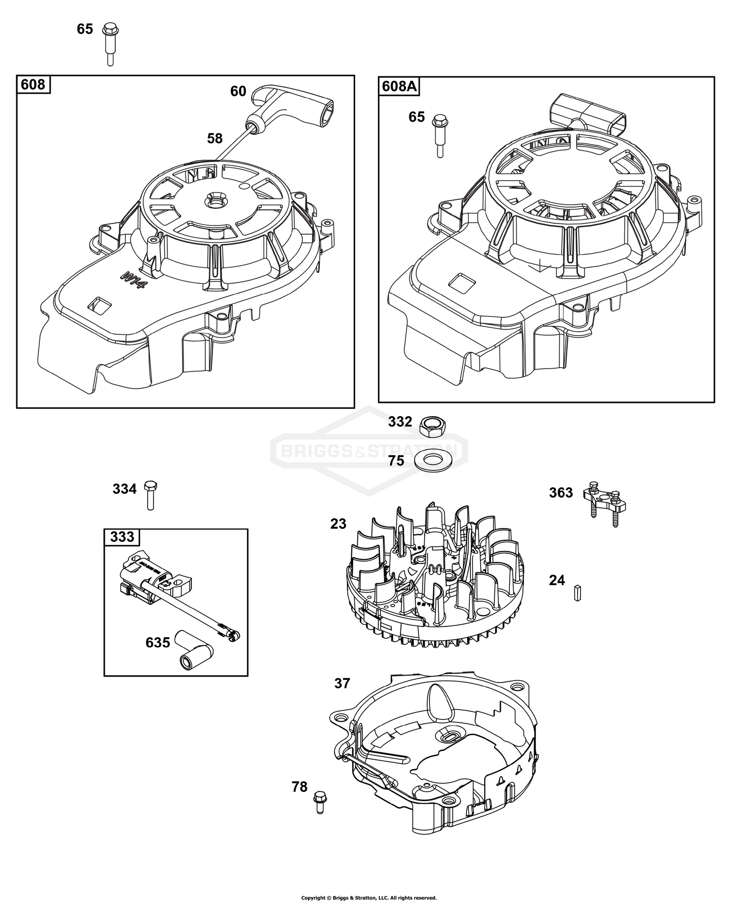 Flywheel, Ignition, and Starter Group