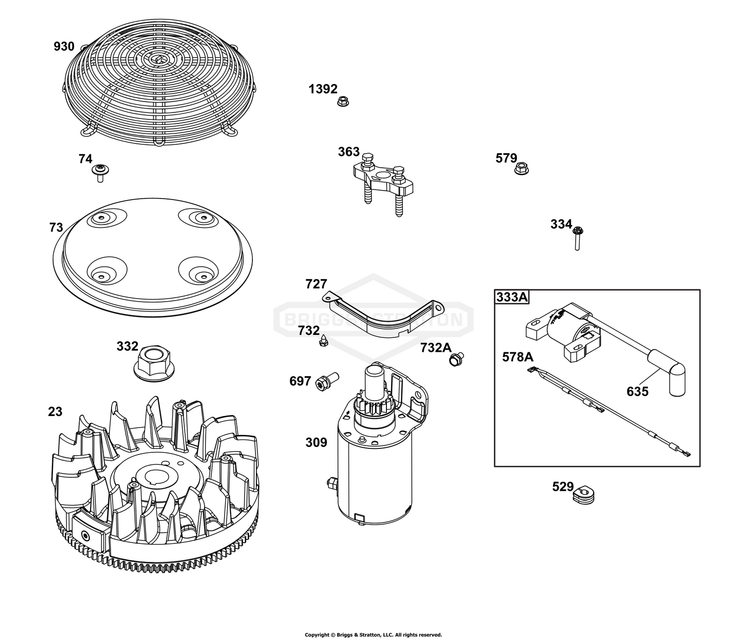 Flywheel, Ignition, and Starter Group