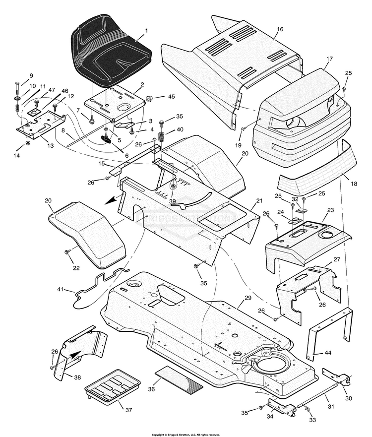 387002x92A Murray Lawn Tractor 2004 PartsWarehouse