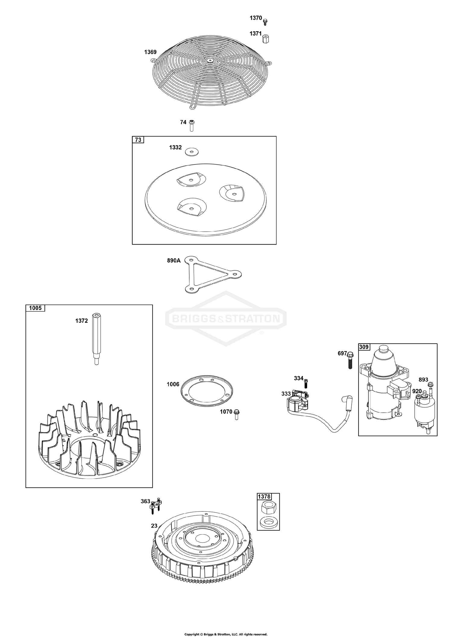 Flywheel, Ignition, and Starter Group