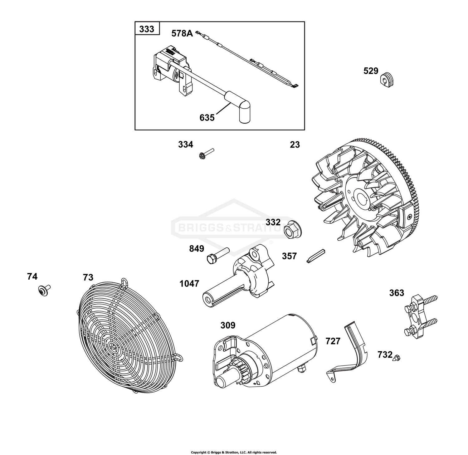 Flywheel, Ignition, and Starter Group